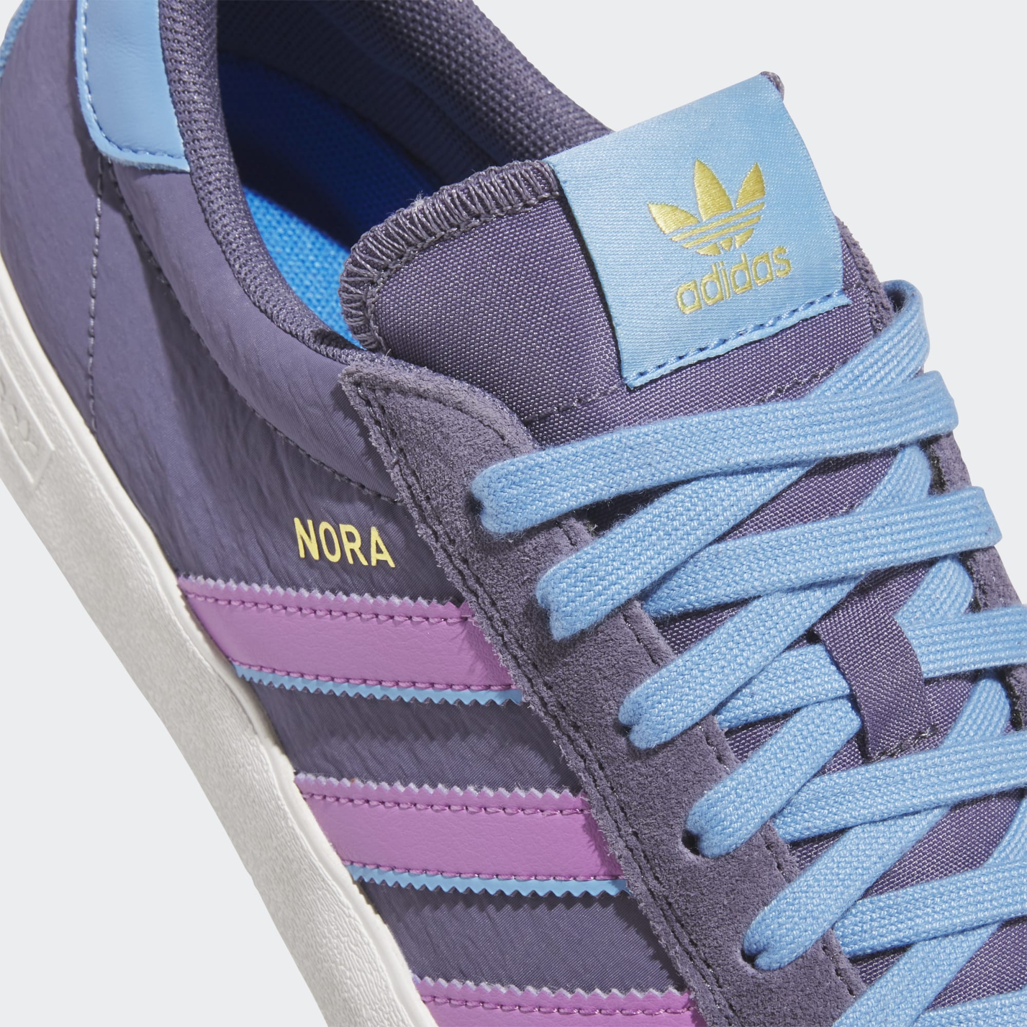 Preloved Violet Nora Adidas Skate Shoe Detail