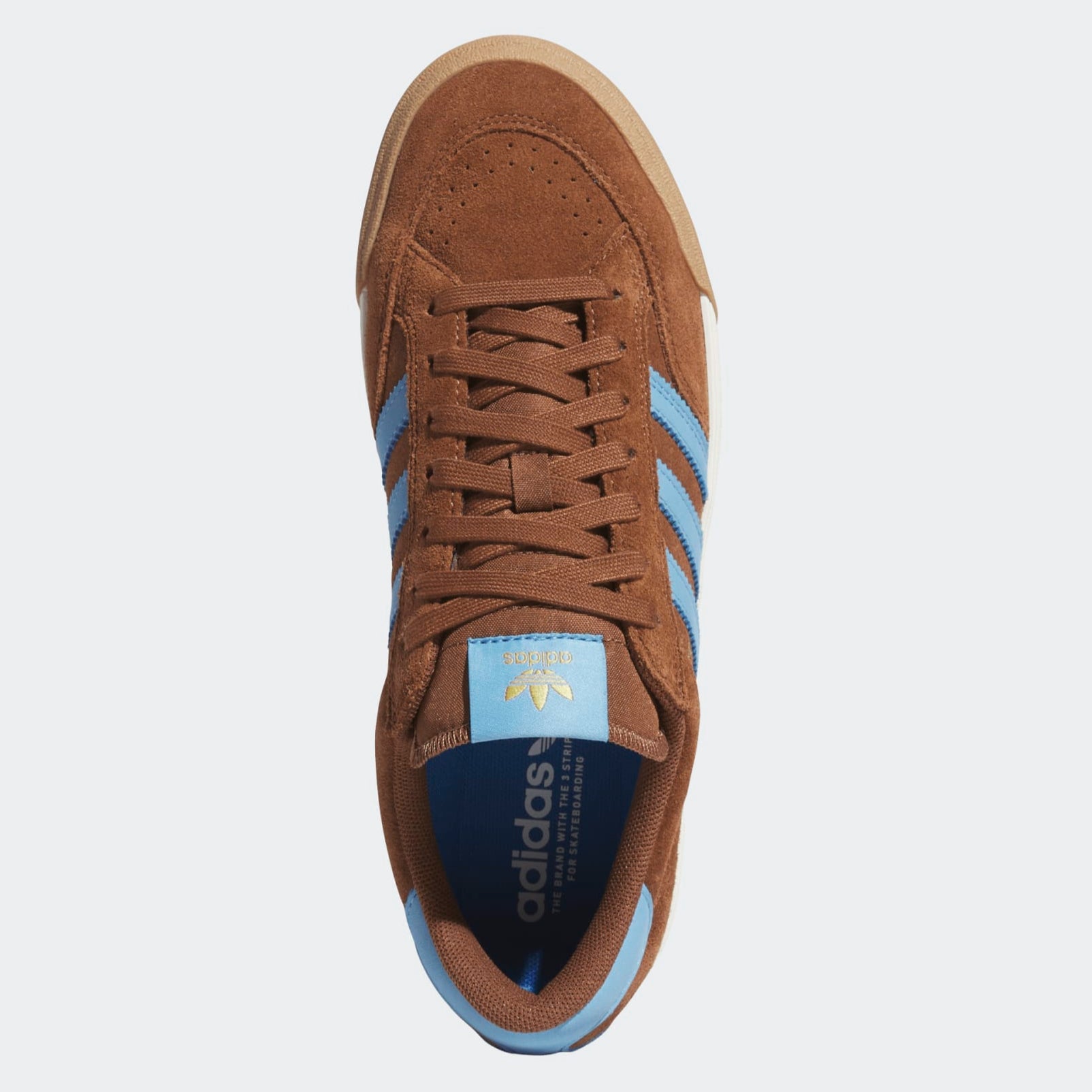 Brown Nora Adidas Skate Shoe Top