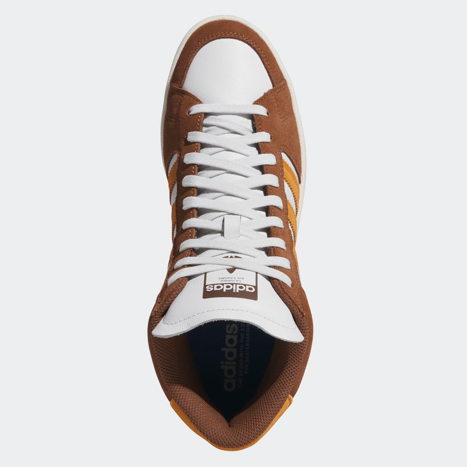 Brown Superskate Adidas Skate Shoe Top