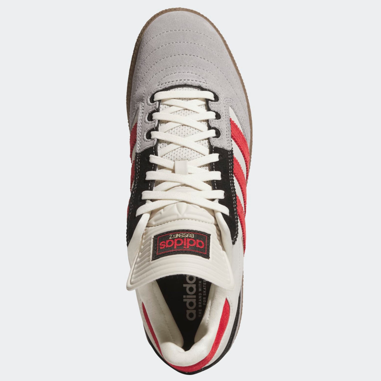 Brown/Scarlet Busenitz Adidas Skate Shoe Top
