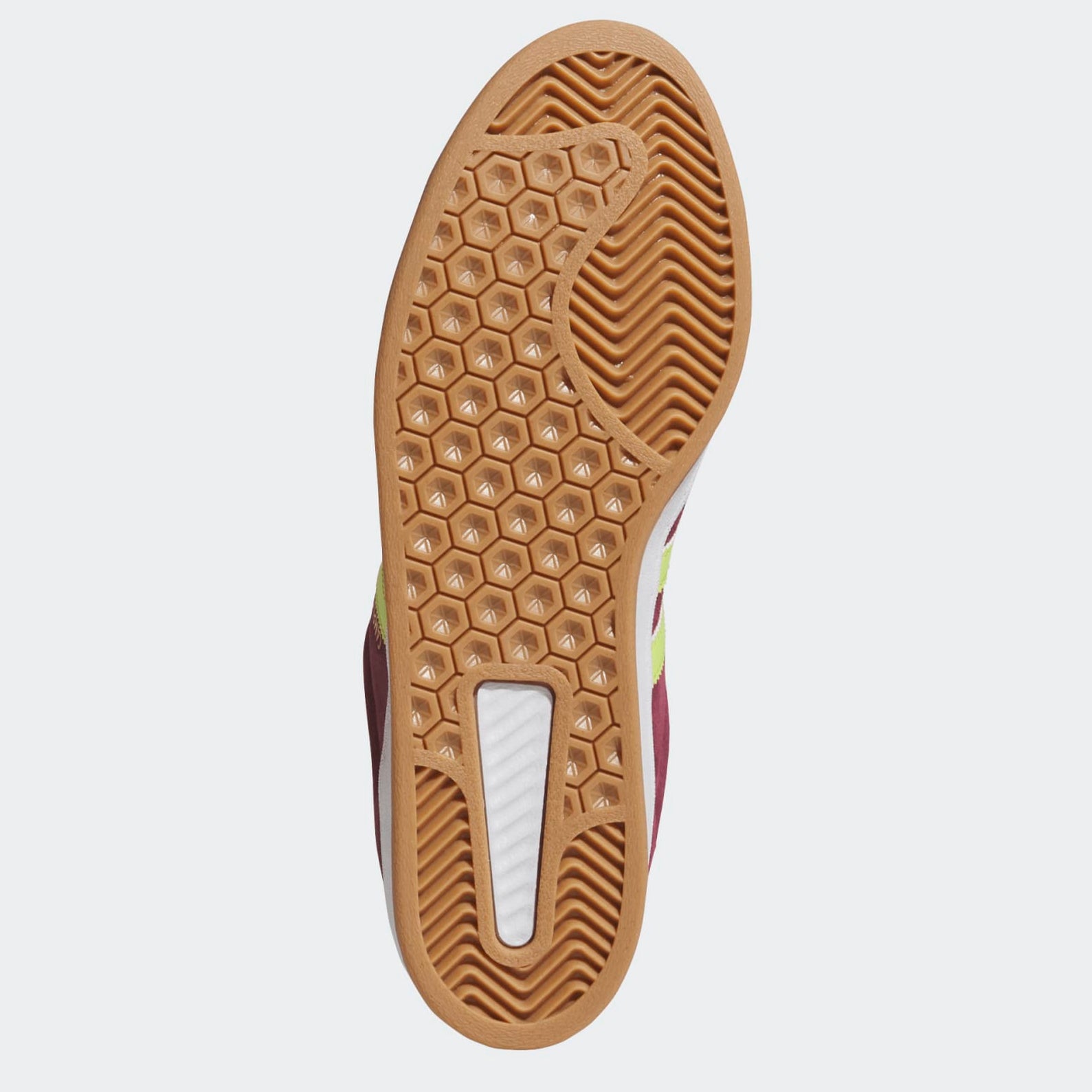 Maroon Campus ADV Adidas Skate Shoe Bottom