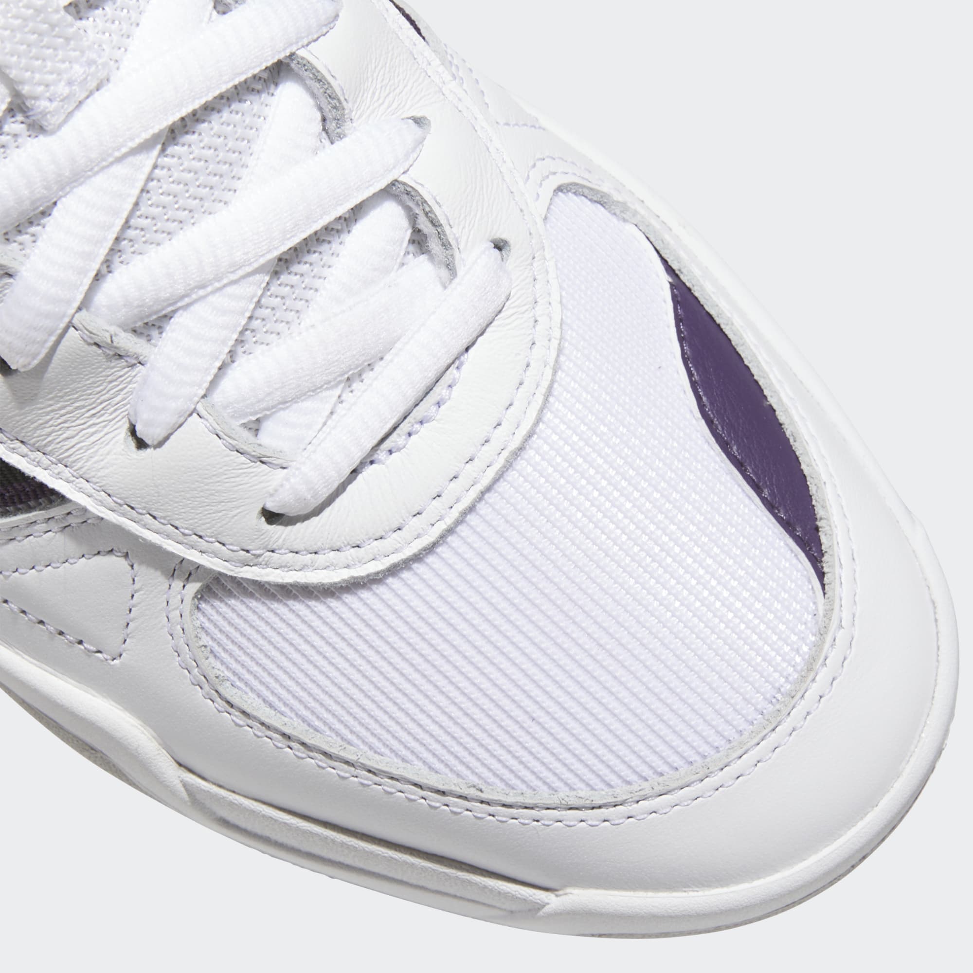 White/Black Tekkira Cup Adidas Skate Shoe Detail