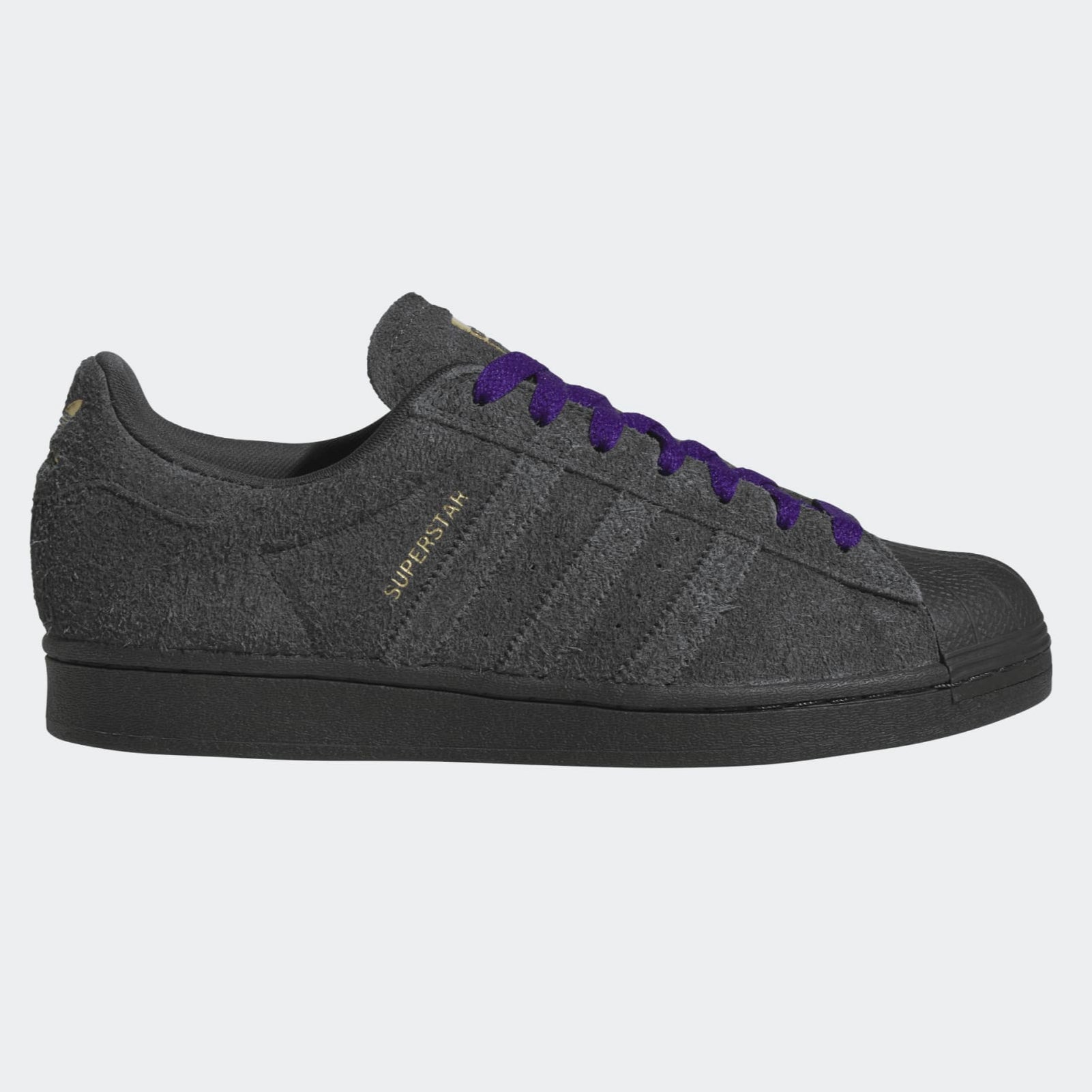 Carbon Grey Superstar ADV Adidas Skate Shoe