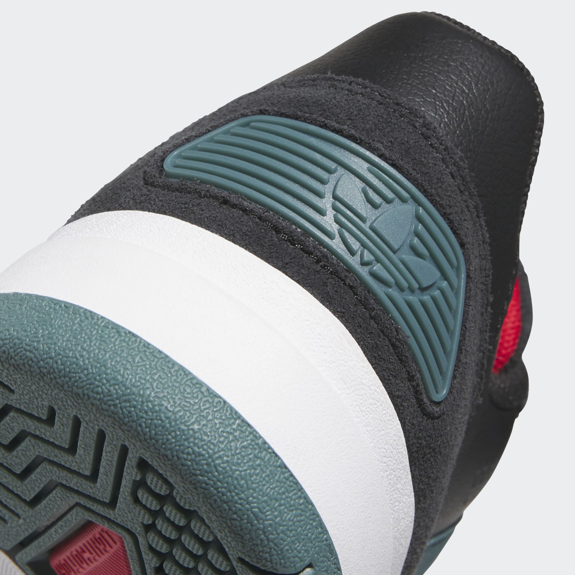 Black/Teal Tekkira Cup Adidas Skate Shoe Detail