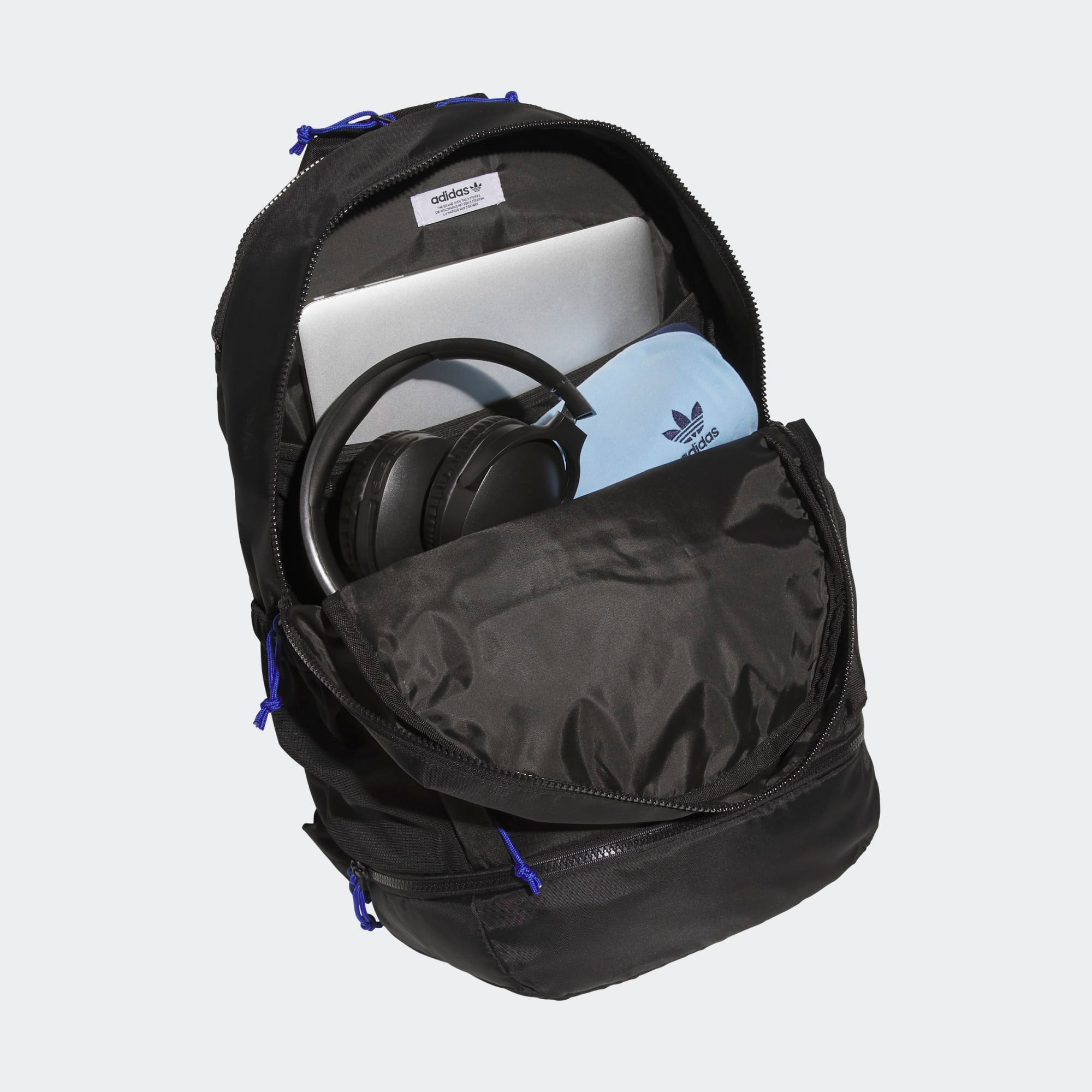 Black Adidas Skateboarding Backpack Detail