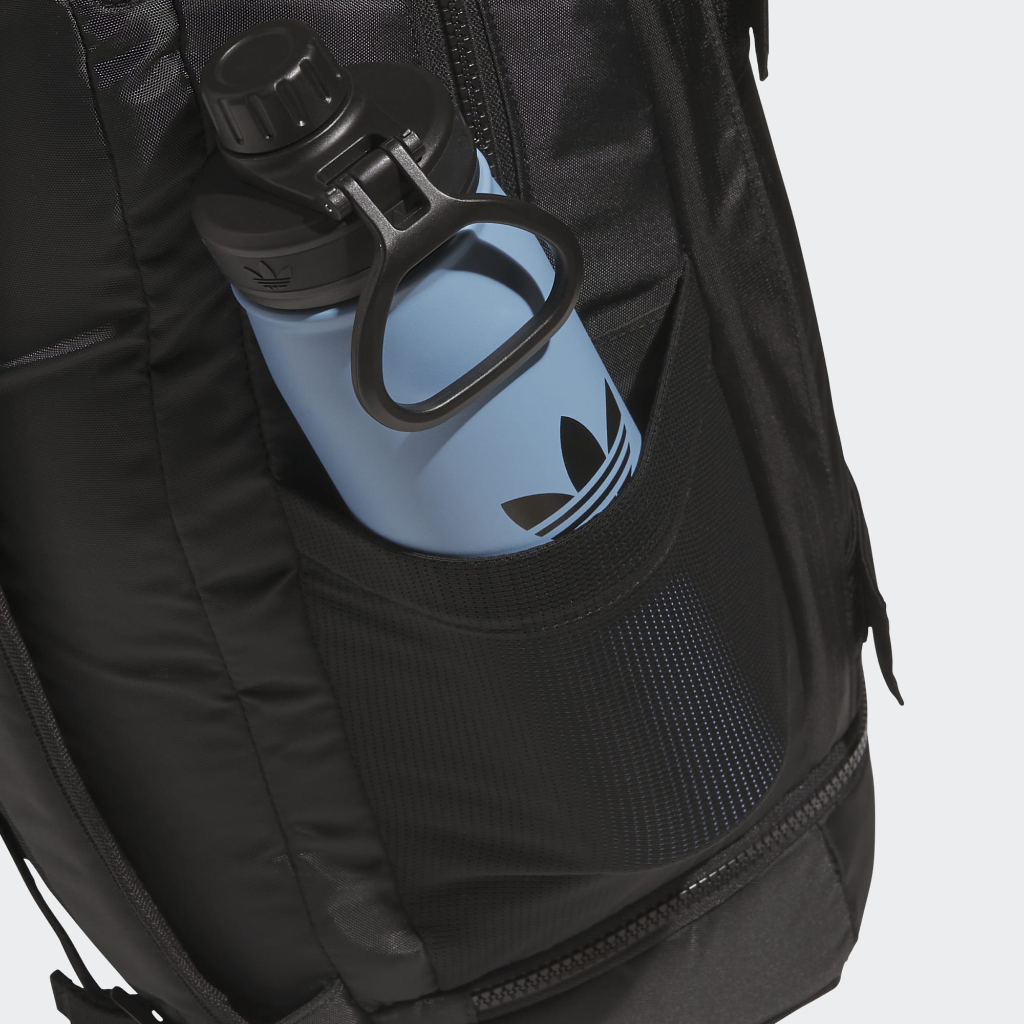 Black Adidas Skateboarding Backpack Detail