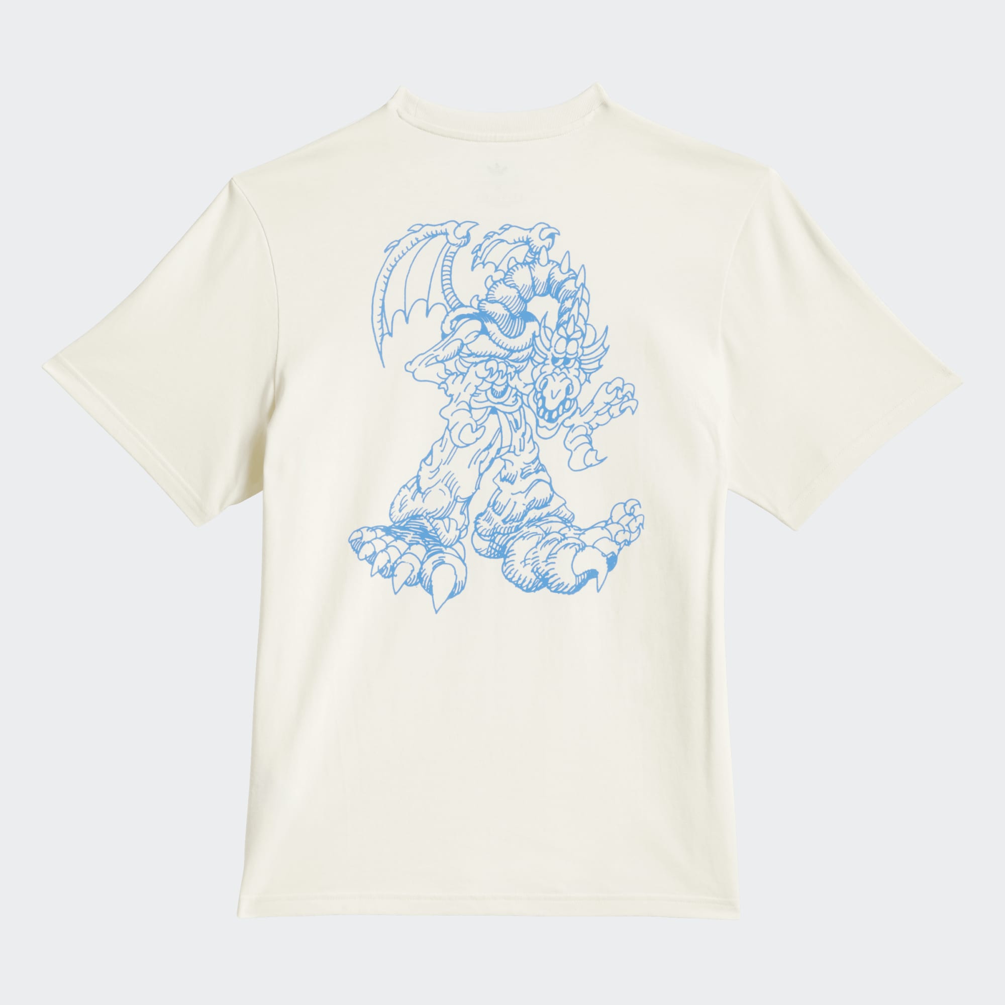 Adidas x Kogancult Dragon Tee - Cream White/Lucid Ray Blue