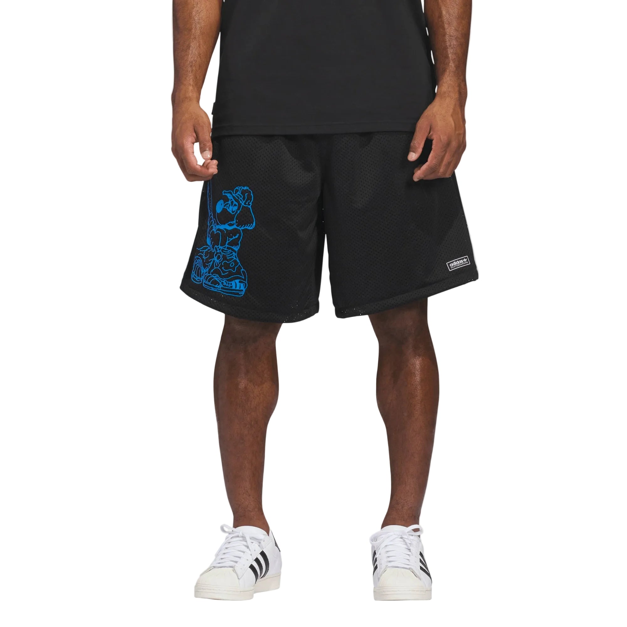 Adidas Kogancult Dragon BBall Shorts -  Black/Lucid Ray Blue