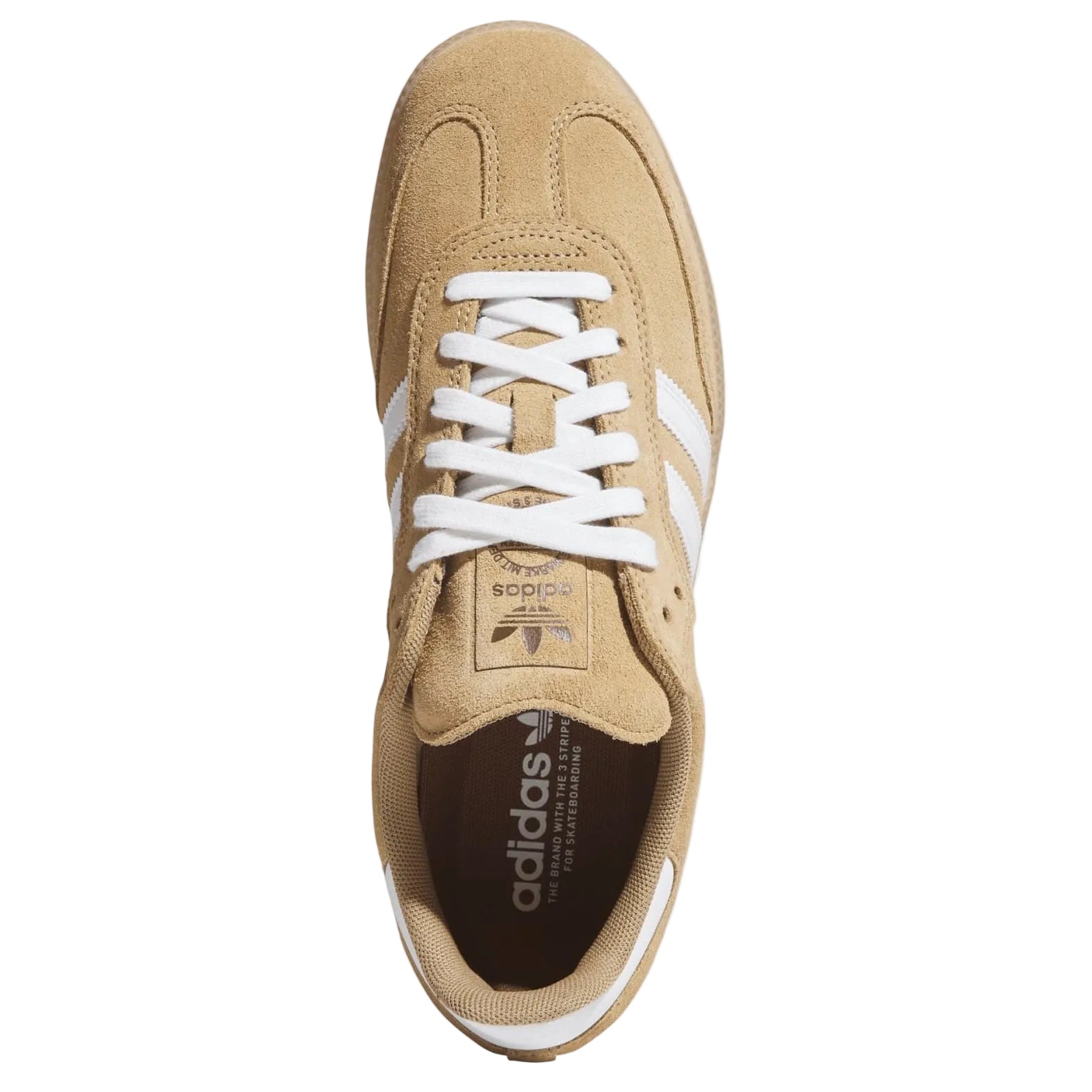 Adidas Samba ADV Skateboard Shoe - Cardboard/White/Gum