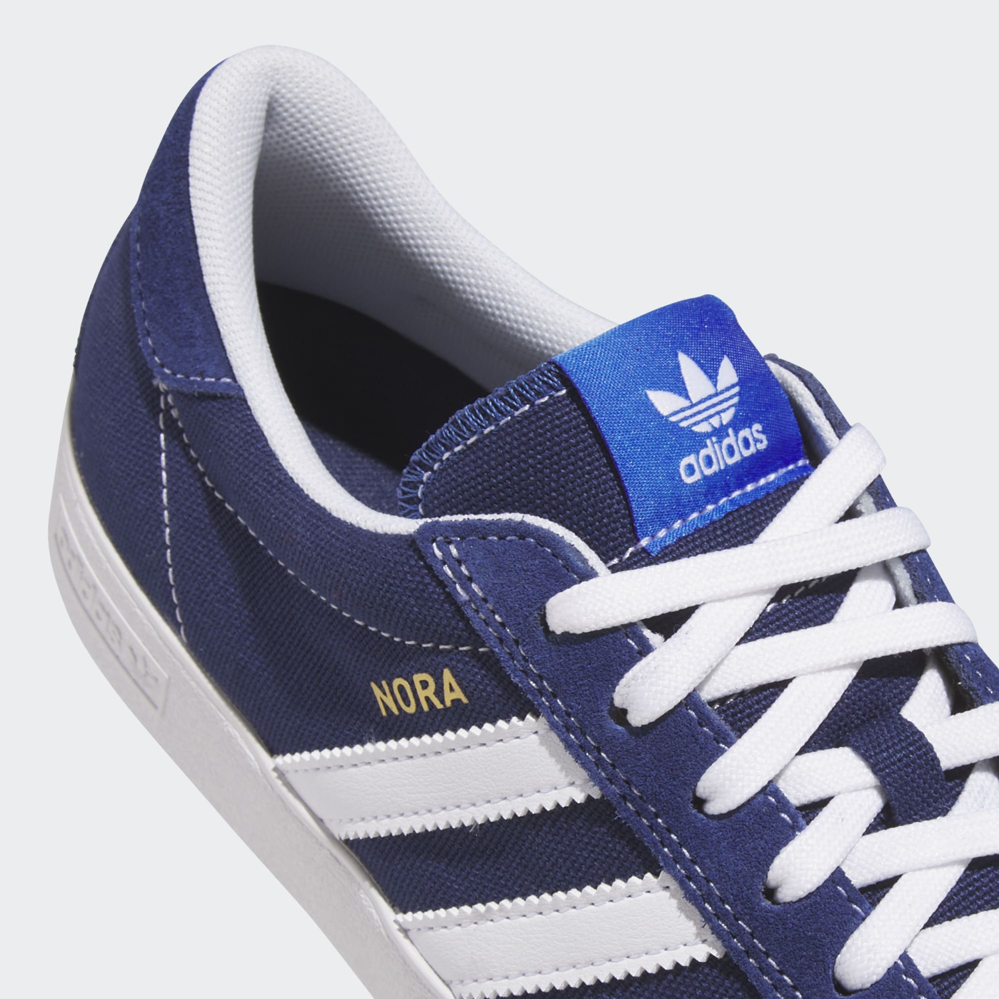 Adidas Nora Skateboard Shoe - Dark Blue/Footwear White/Gold Metallic