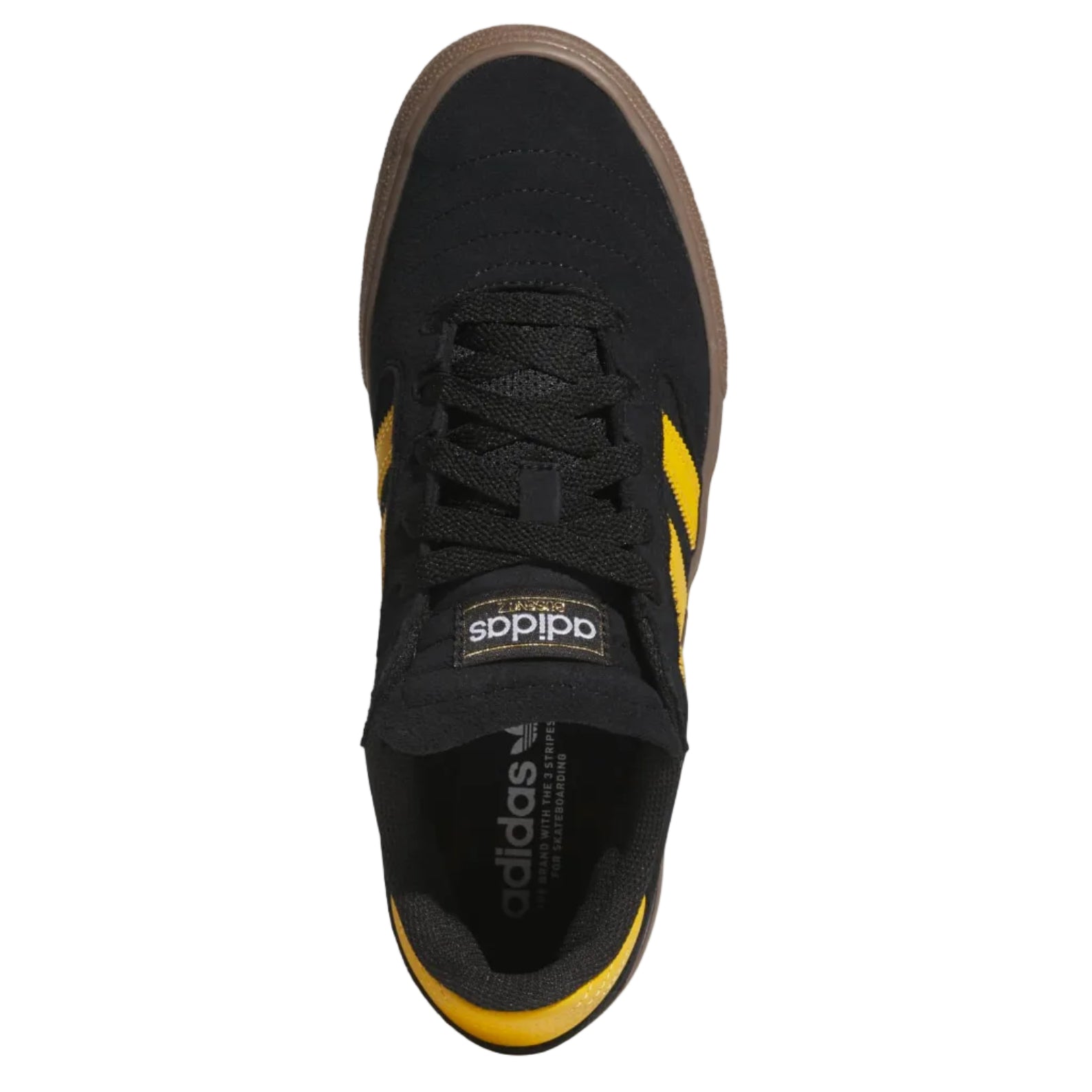 Black/Yellow Busenitz Vulc II Adidas Skate Shoe Top