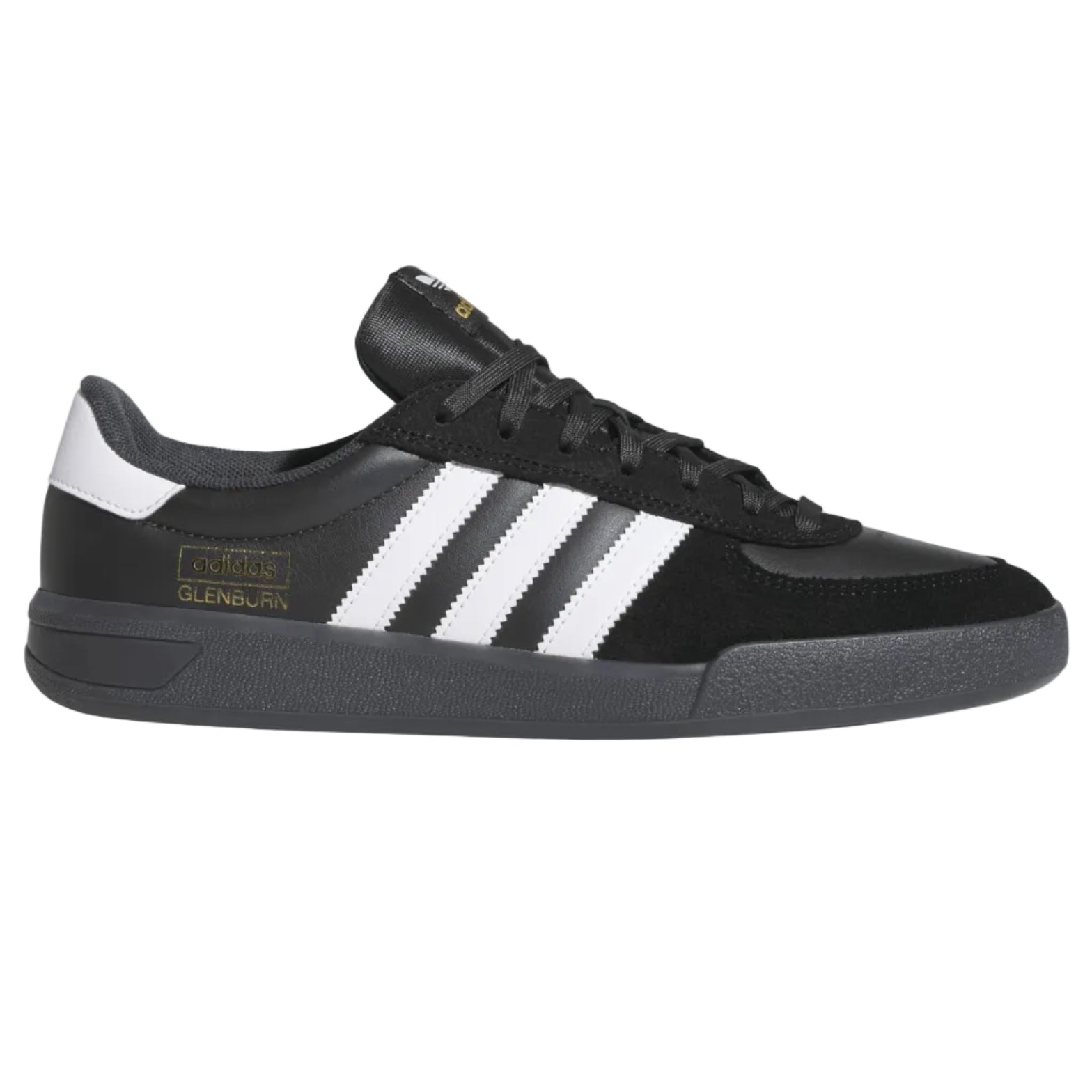 Black/Carbon Glenburn Adidas Skate Shoe
