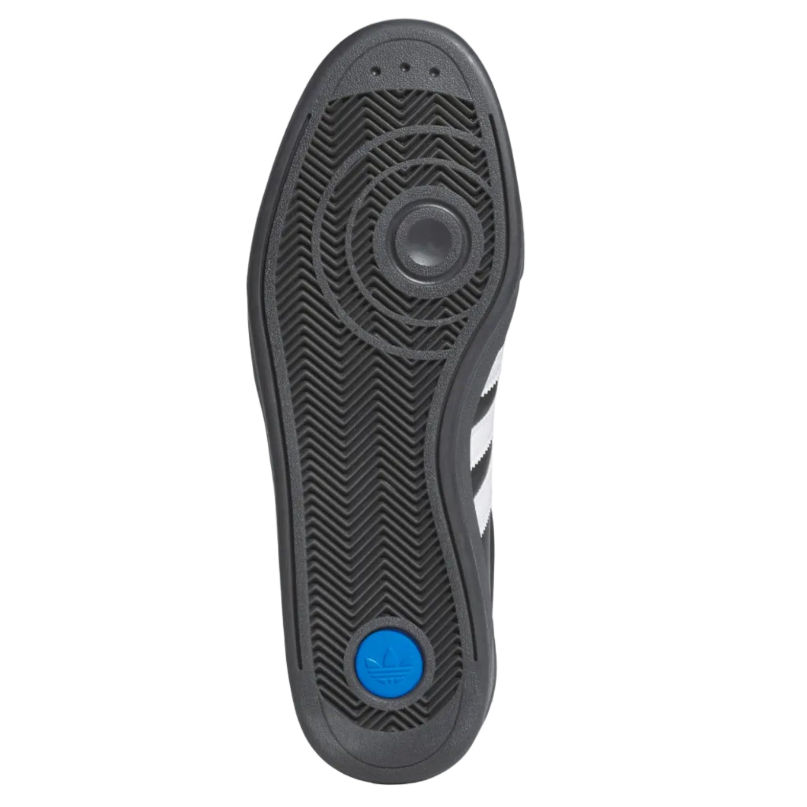 Black/Carbon Glenburn Adidas Skate Shoe Bottom