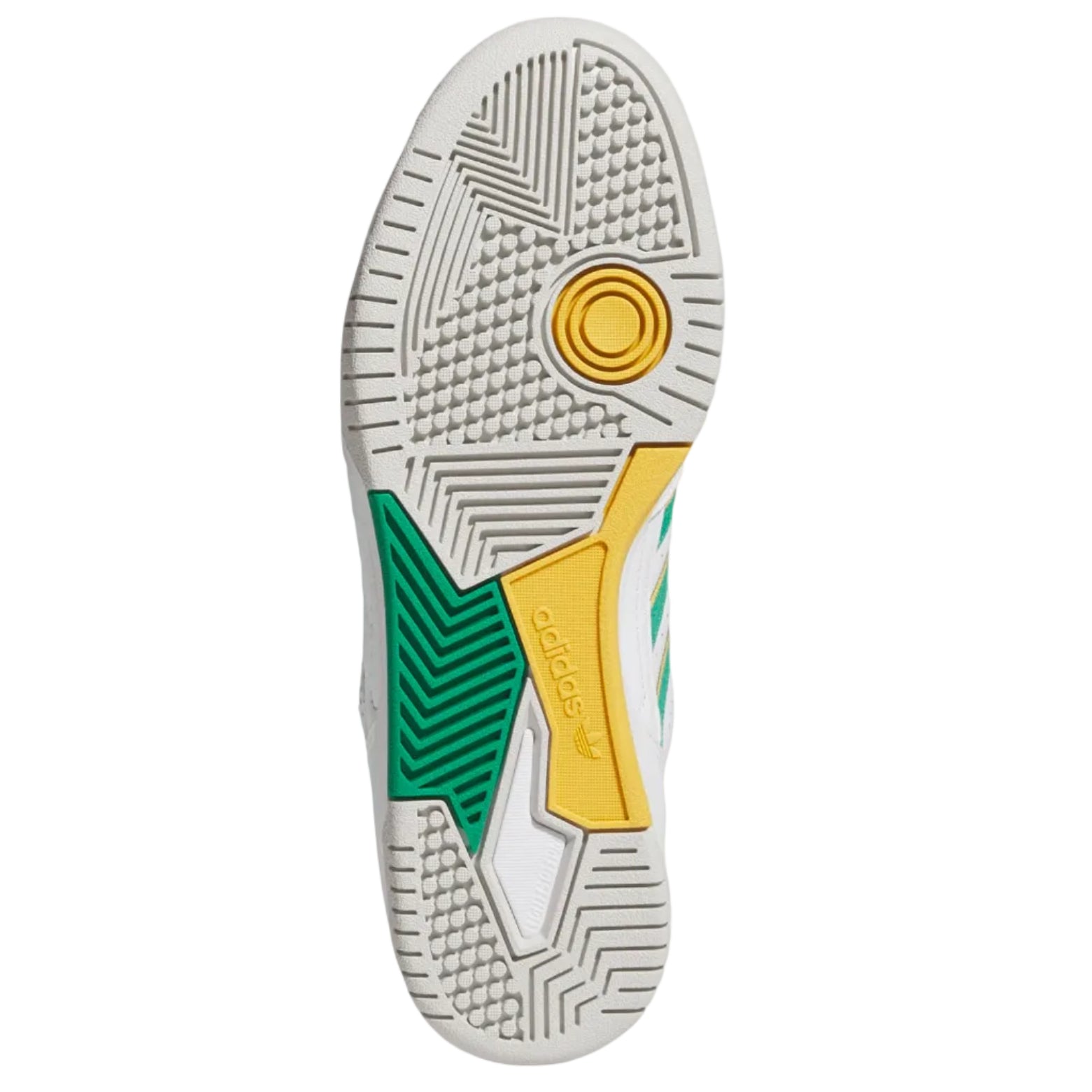 White/Green Tekkira Cup Adidas Skate Shoe Bottom