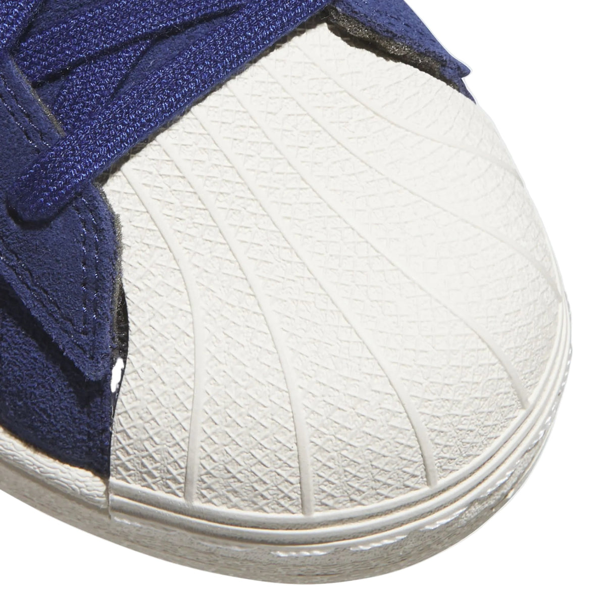 Dark Blue Superstar ADV Adidas Skate Shoe Detail