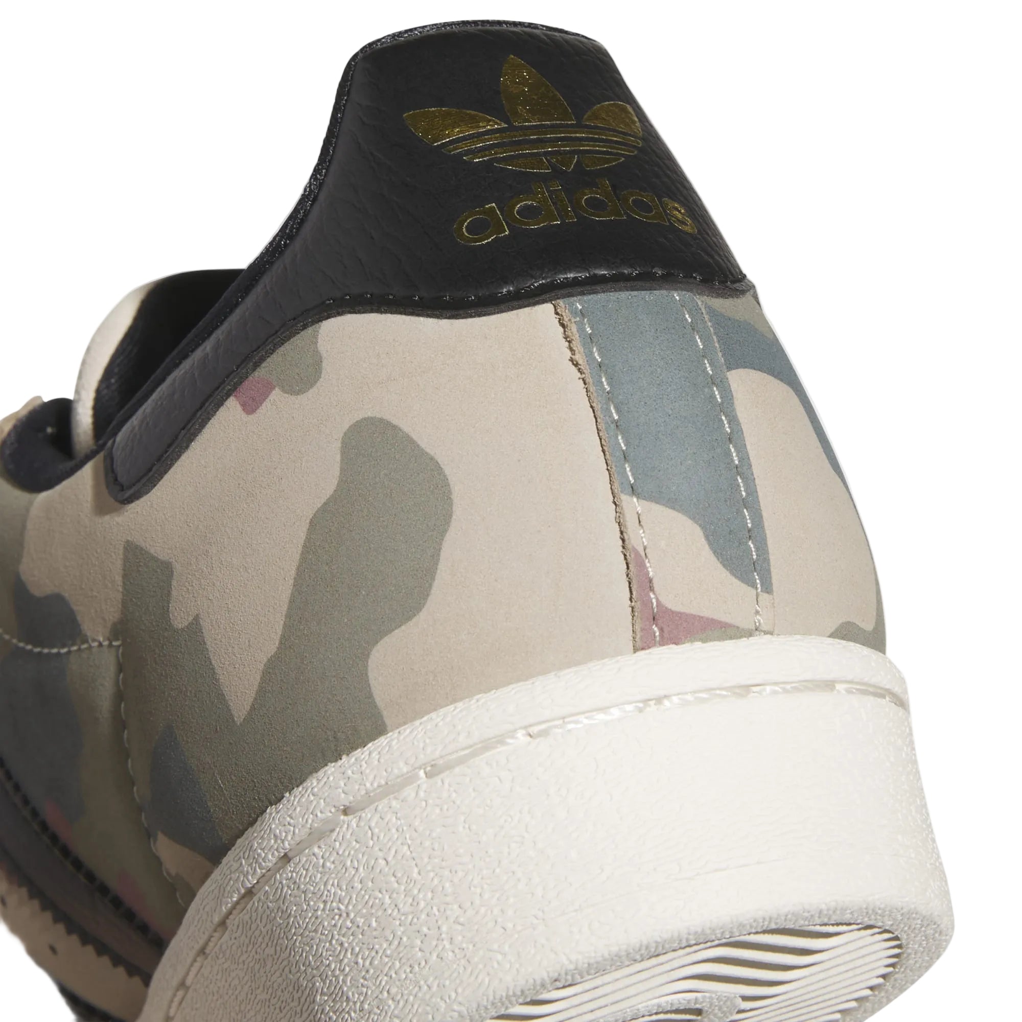 Camo Superstar ADV Adidas Skate Shoe Detail