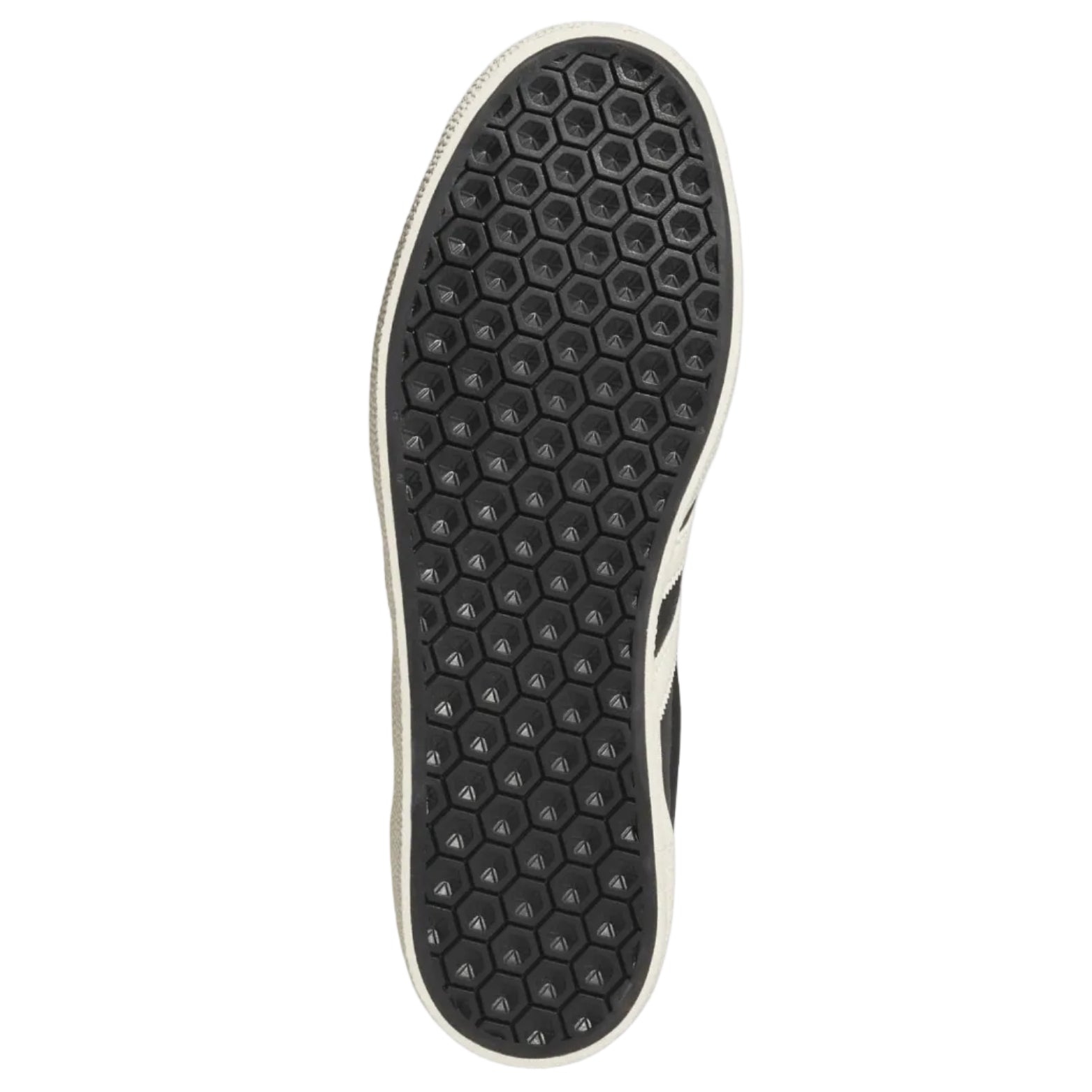 Black/White Gazelle ADV Adidas Skate Shoe Bottom