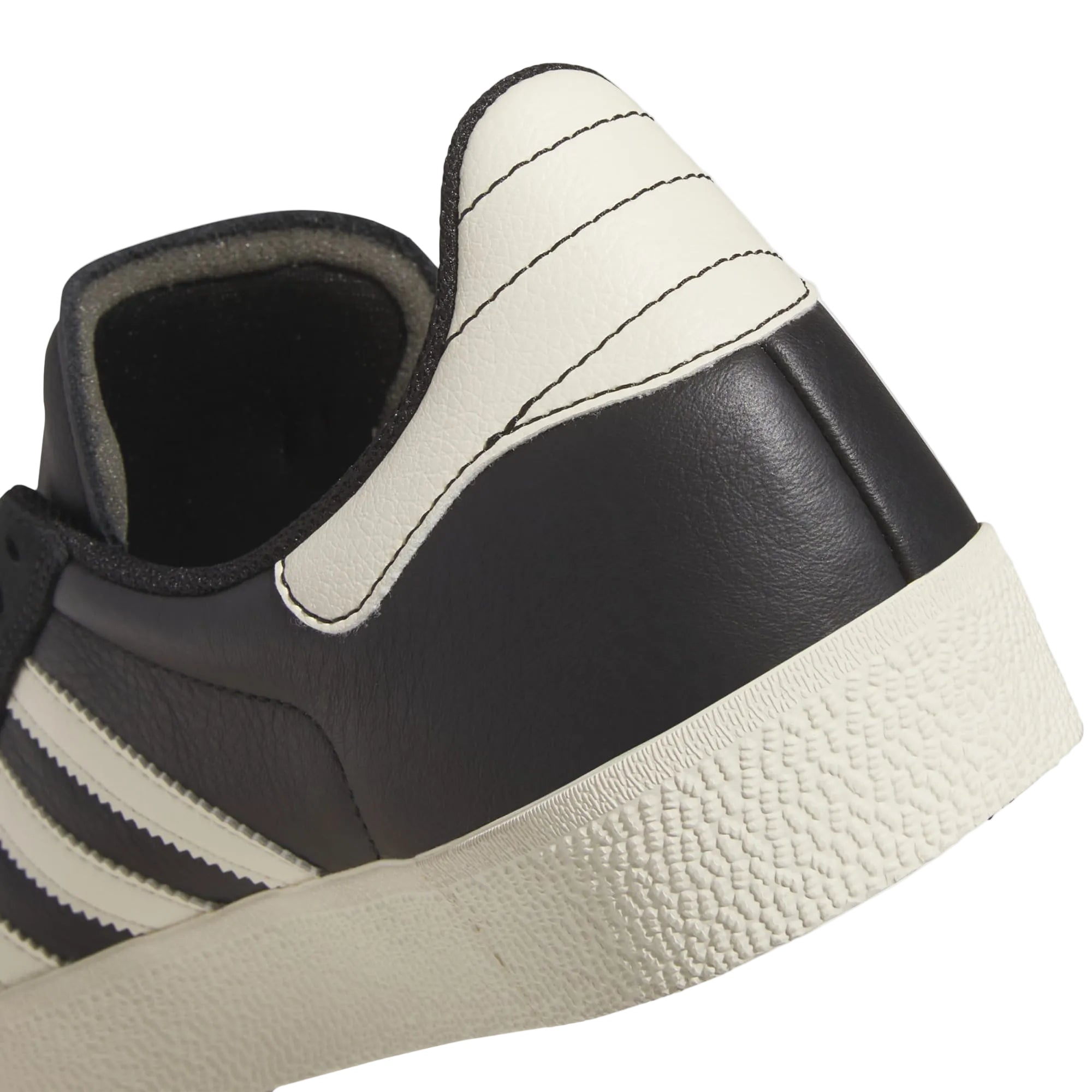 Black/White Gazelle ADV Adidas Skate Shoe Detail