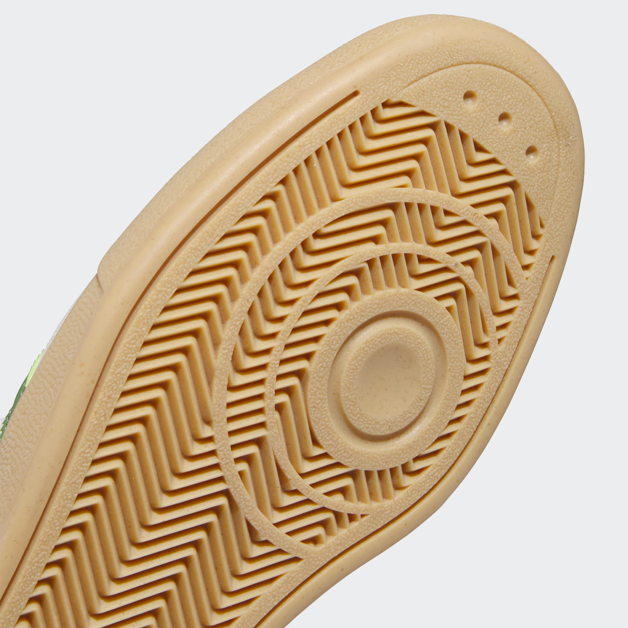 White/Green Glenburn Adidas Skate Shoe Detail