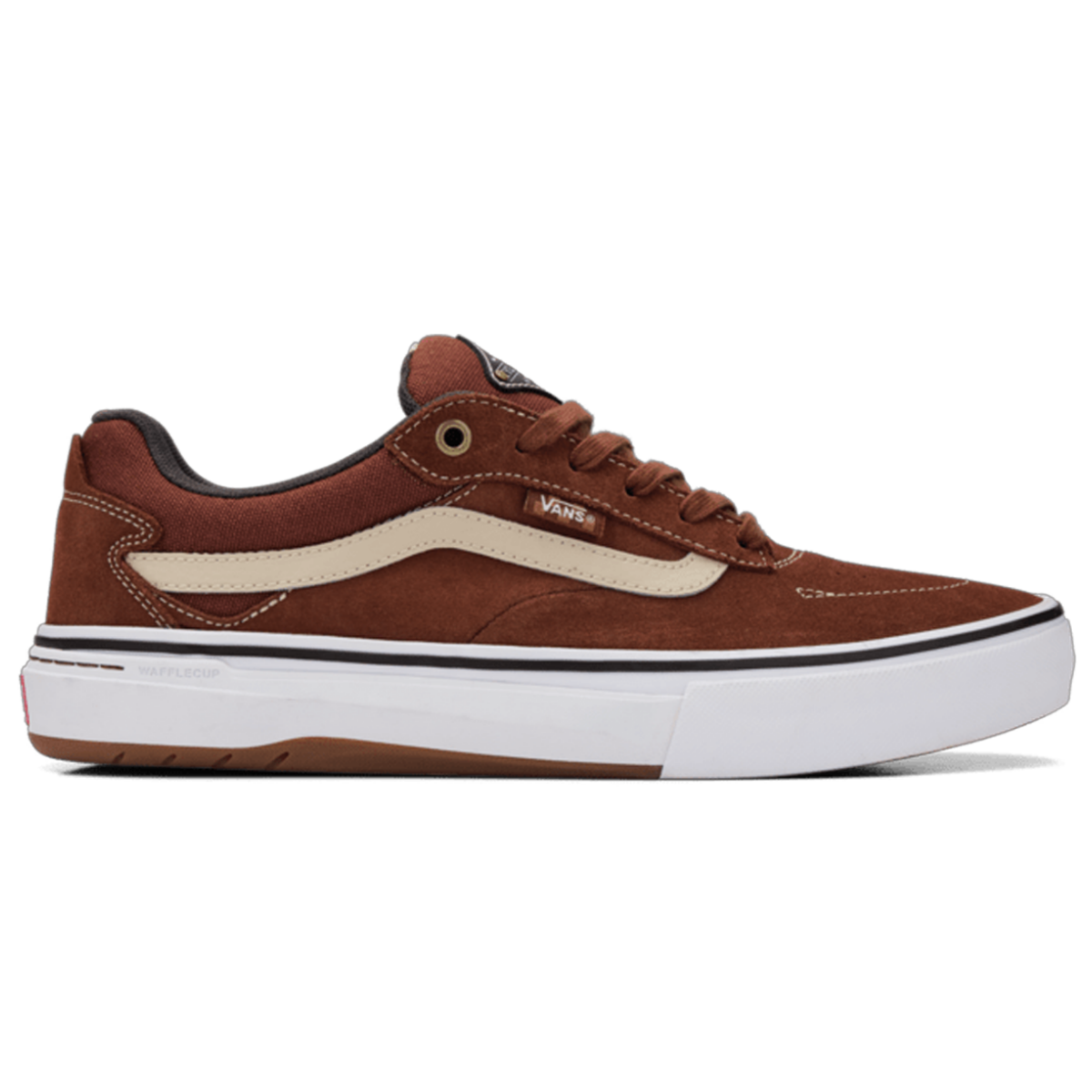 Tortoise Shell Brown Vans Kyle Walker Wafflecup skate shoe