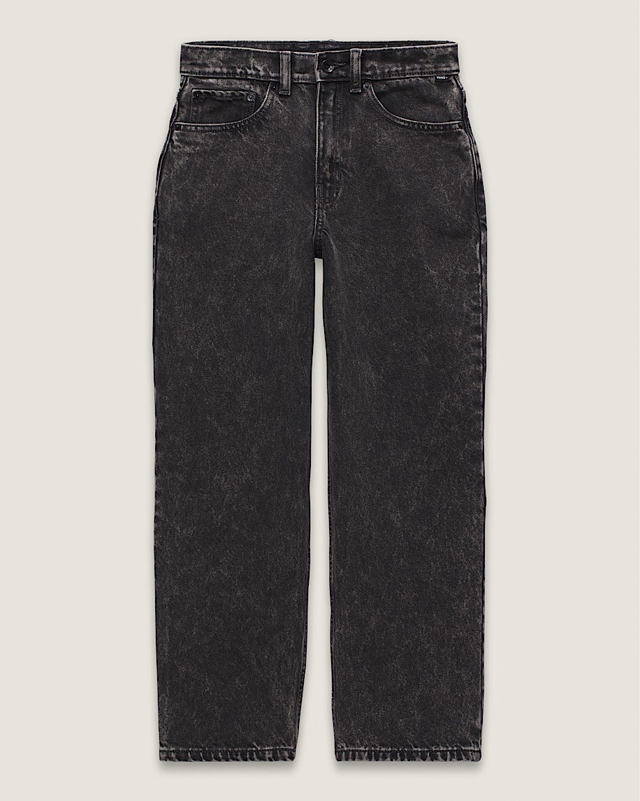 Stonwash Black kids check-5 baggy vans Pants