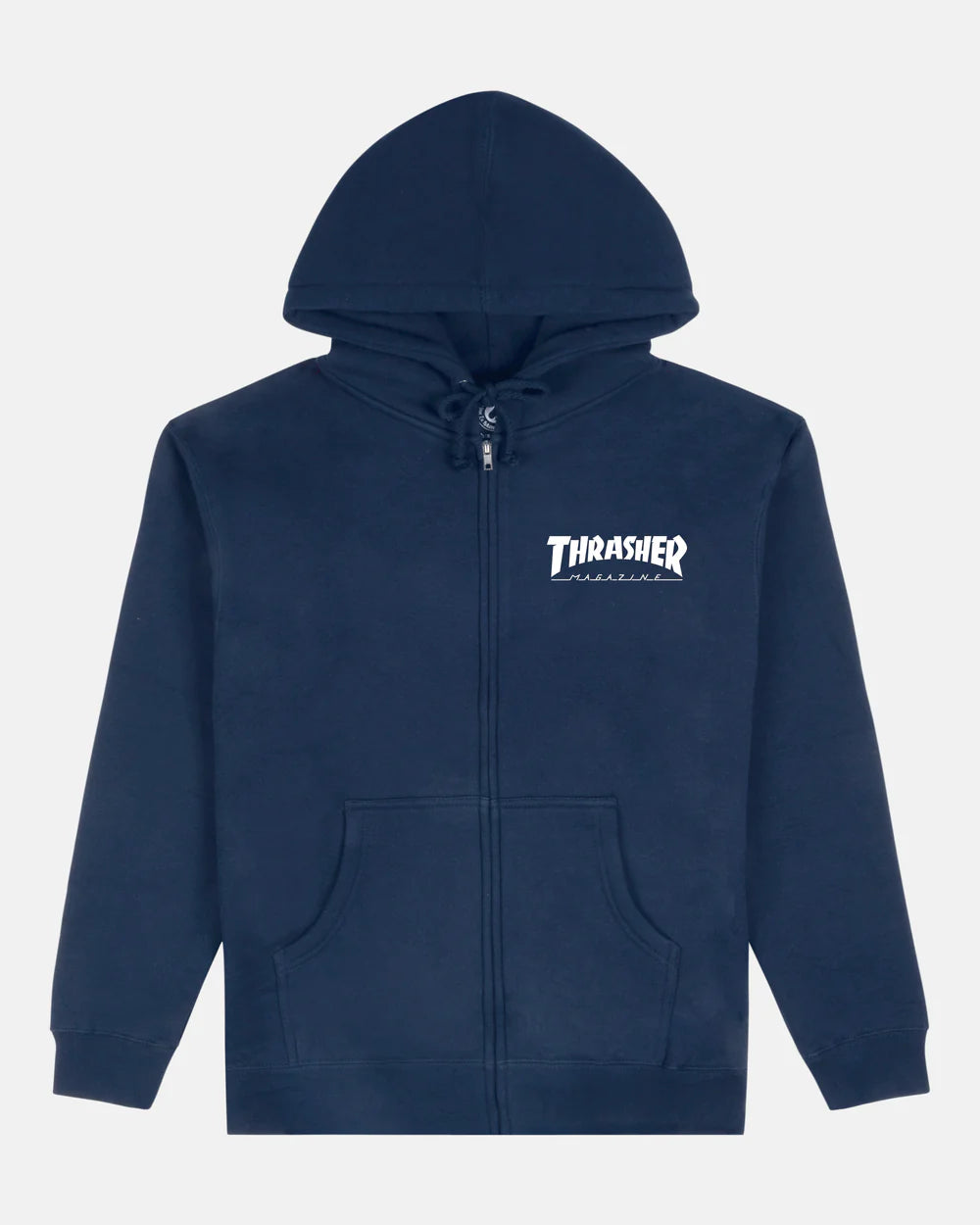 Thrasher Mag Logo Zip up Hoodie - Navy