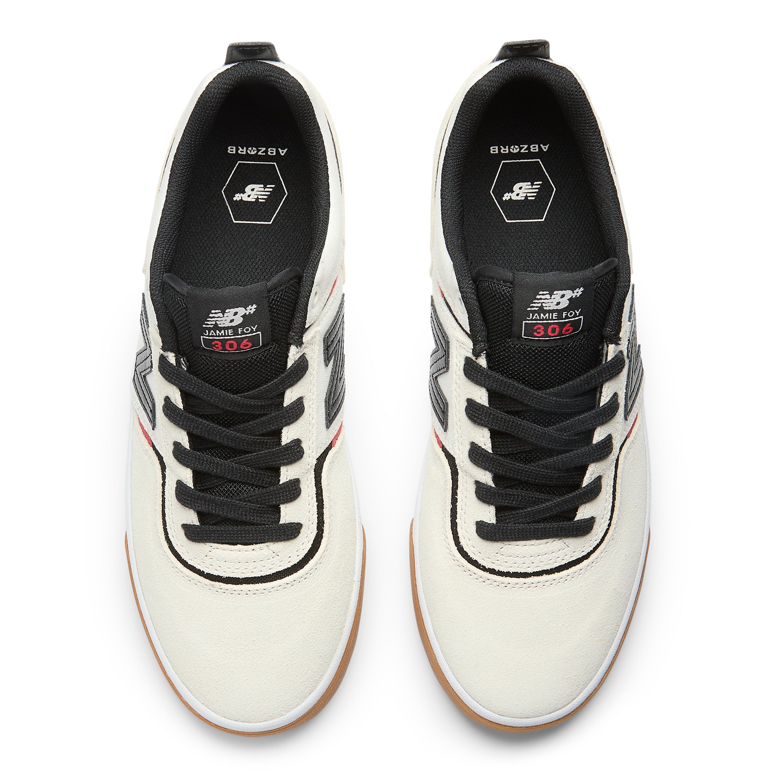 Sea Salt/Black Jamie Foy NB Numeric Skate Shoe Top