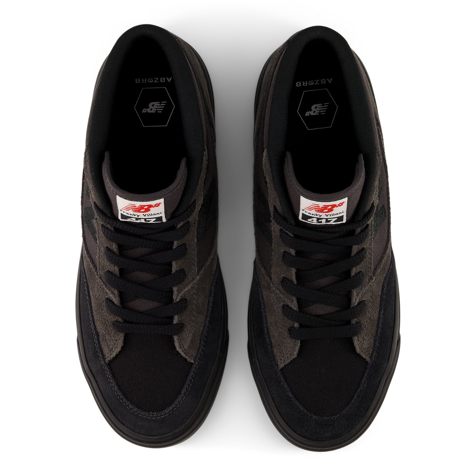 Dark Grey Villani NM417 NB Numeric Skate Shoe Top