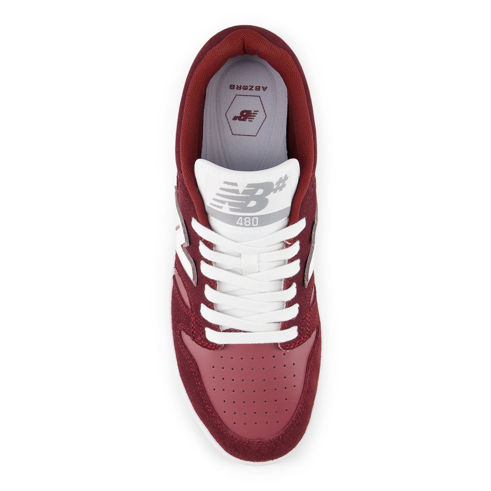 Burgundy NM480 NB Numeric Skate Shoe Top