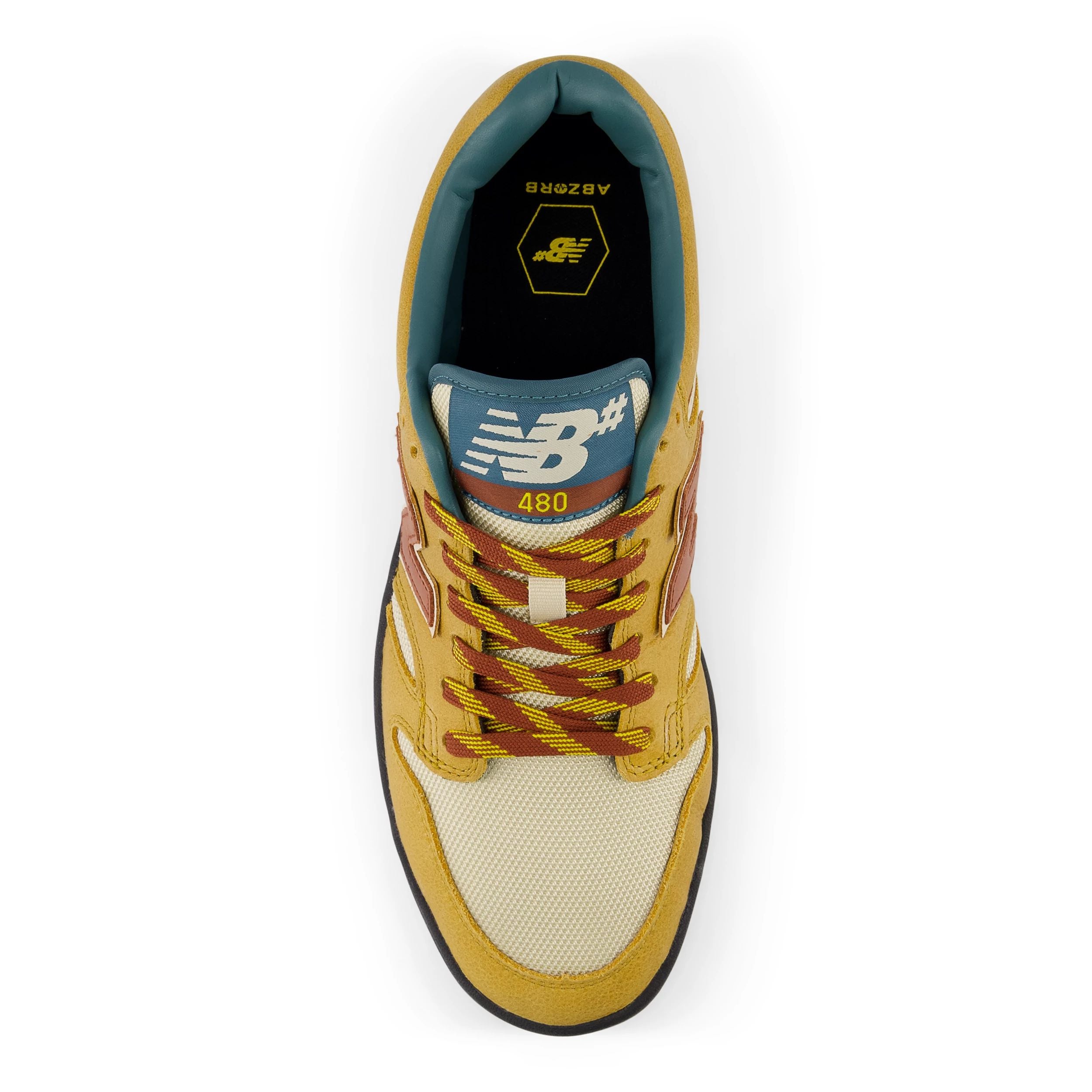 Brown/Green NB Numeric 480 Skate Shoe Top