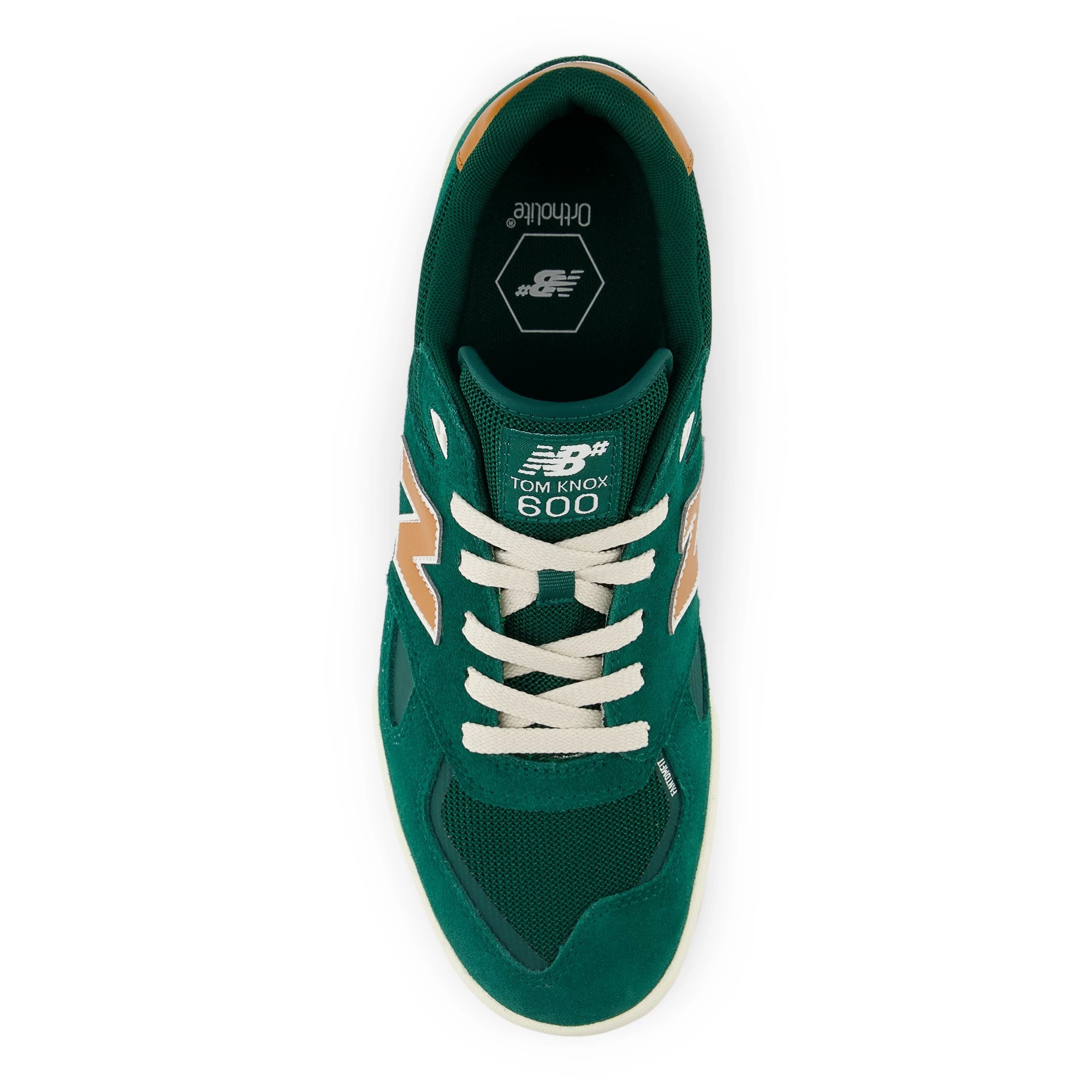 Green/Ginger NM600 Tom Knox NB Numeric Skate Shoe Top