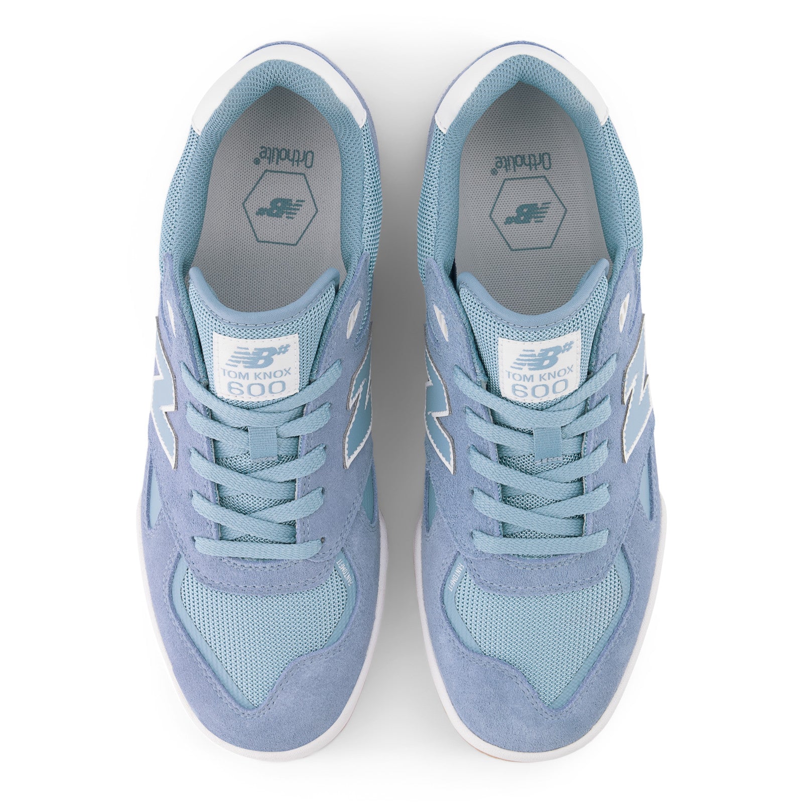 Baby Blue Tom Knox NM600 NB Numeric Skate Shoe Top