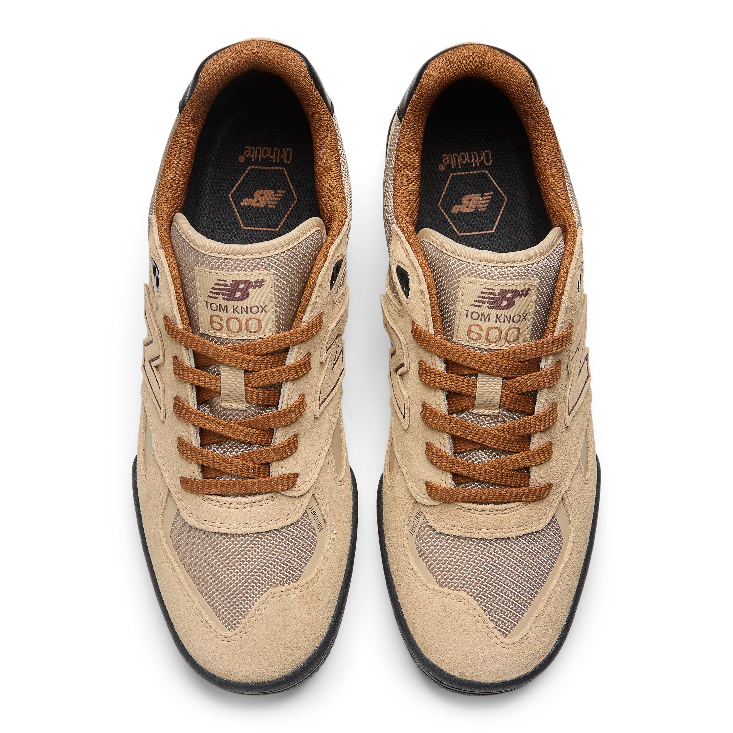 Tan/Black Tom Knox 600 NB Numeric Skate Shoe Top