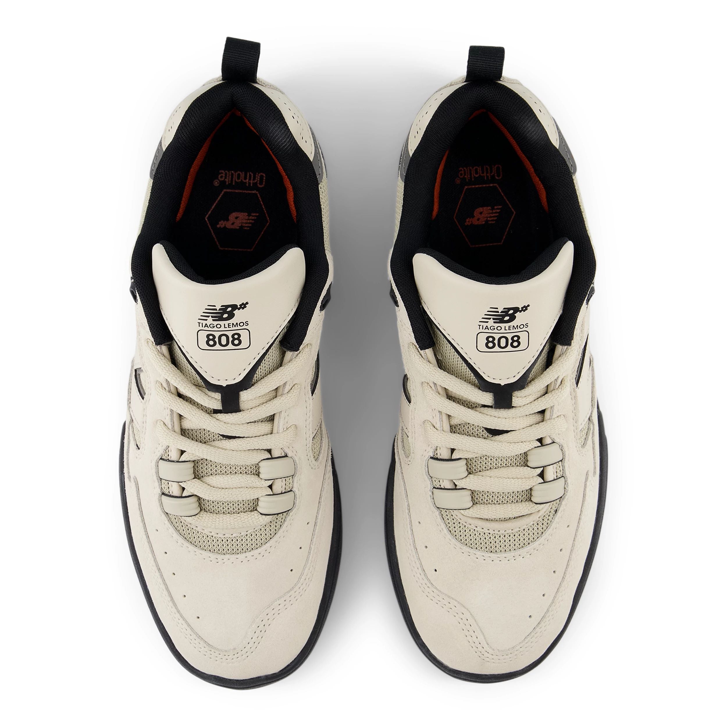 Cream/Black NM808 Tiago NB Numeric Skate Shoe Top