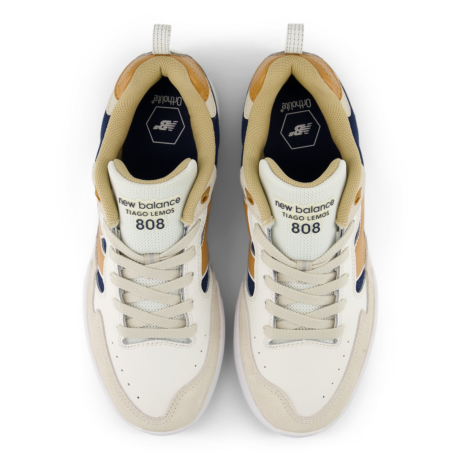 New Balance Numeric 808 Lite Tiago Lemos Skateboard Shoe - Sea Salt/Na