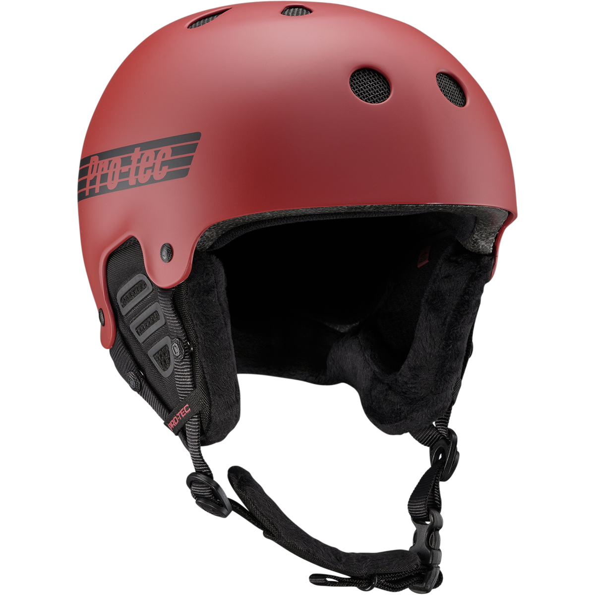 Pro-Tec Old School W/Mips Certified Snowboard Helmet - Matte Red