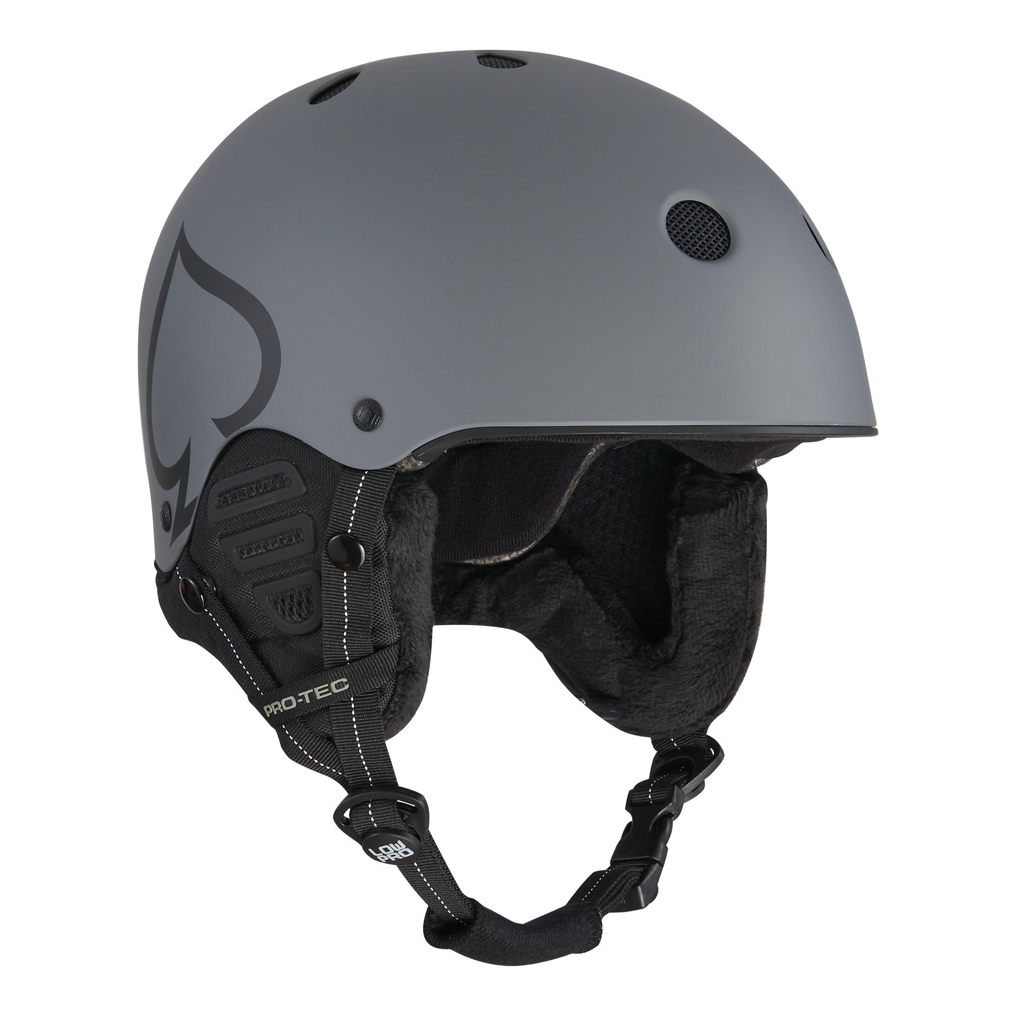 Matte Grey Low Pro Certified Pro-Tec Helmet