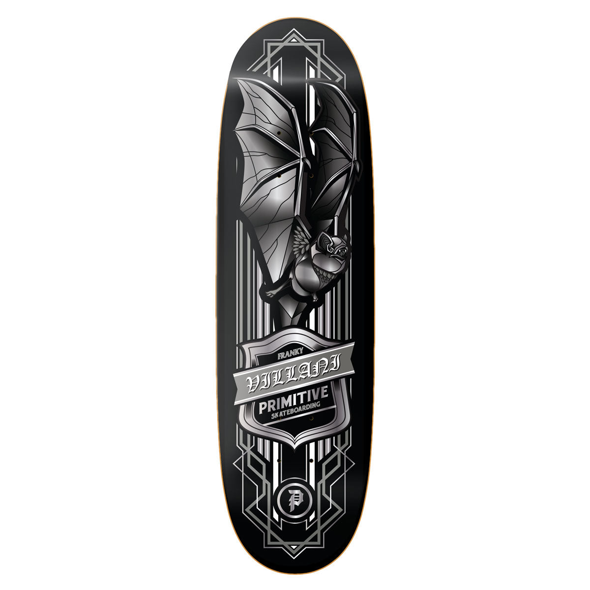 Primitive Villani Bat Skateboard Deck - Egg Shape