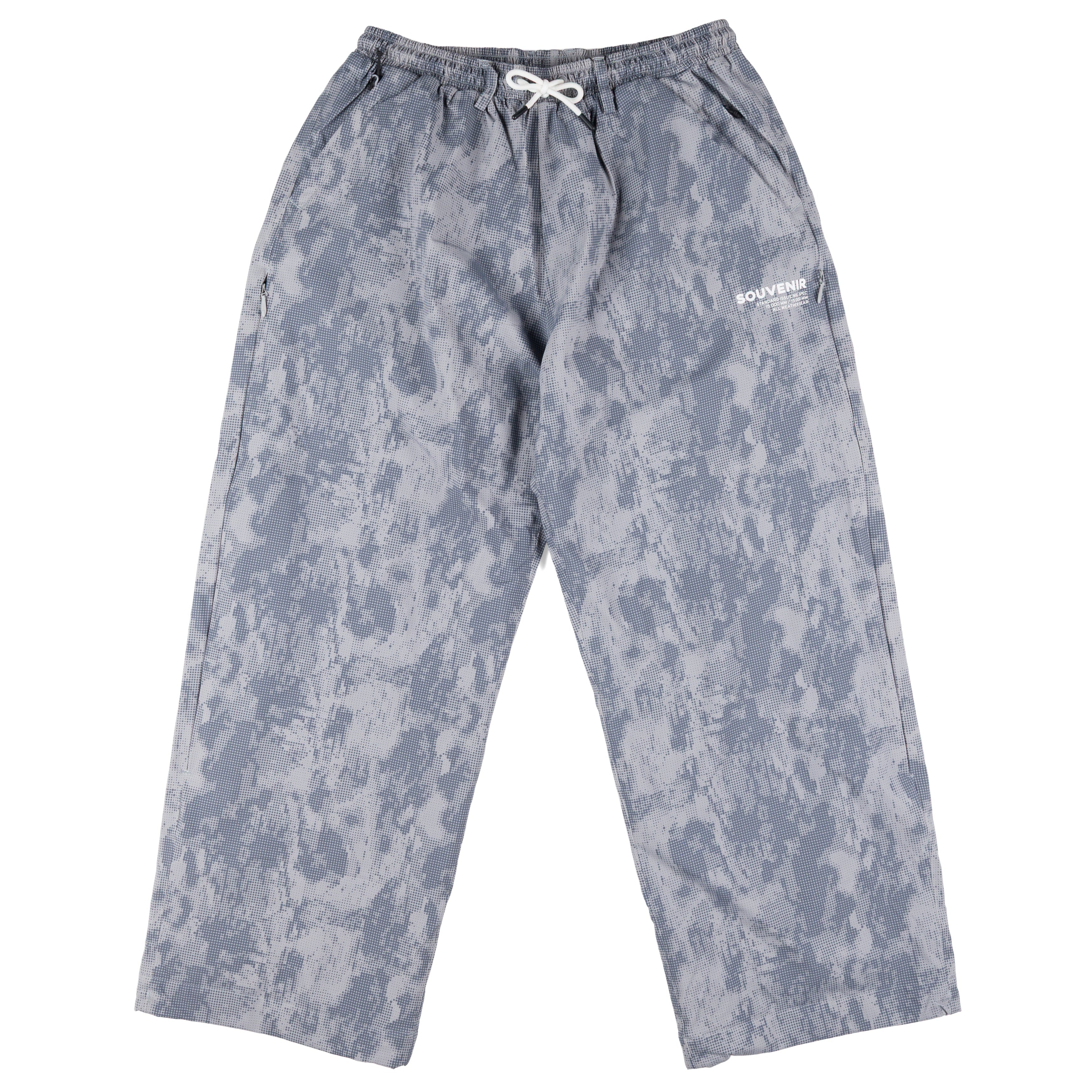 Cool Grey Blotch Souvenir Parachute Snow Pants