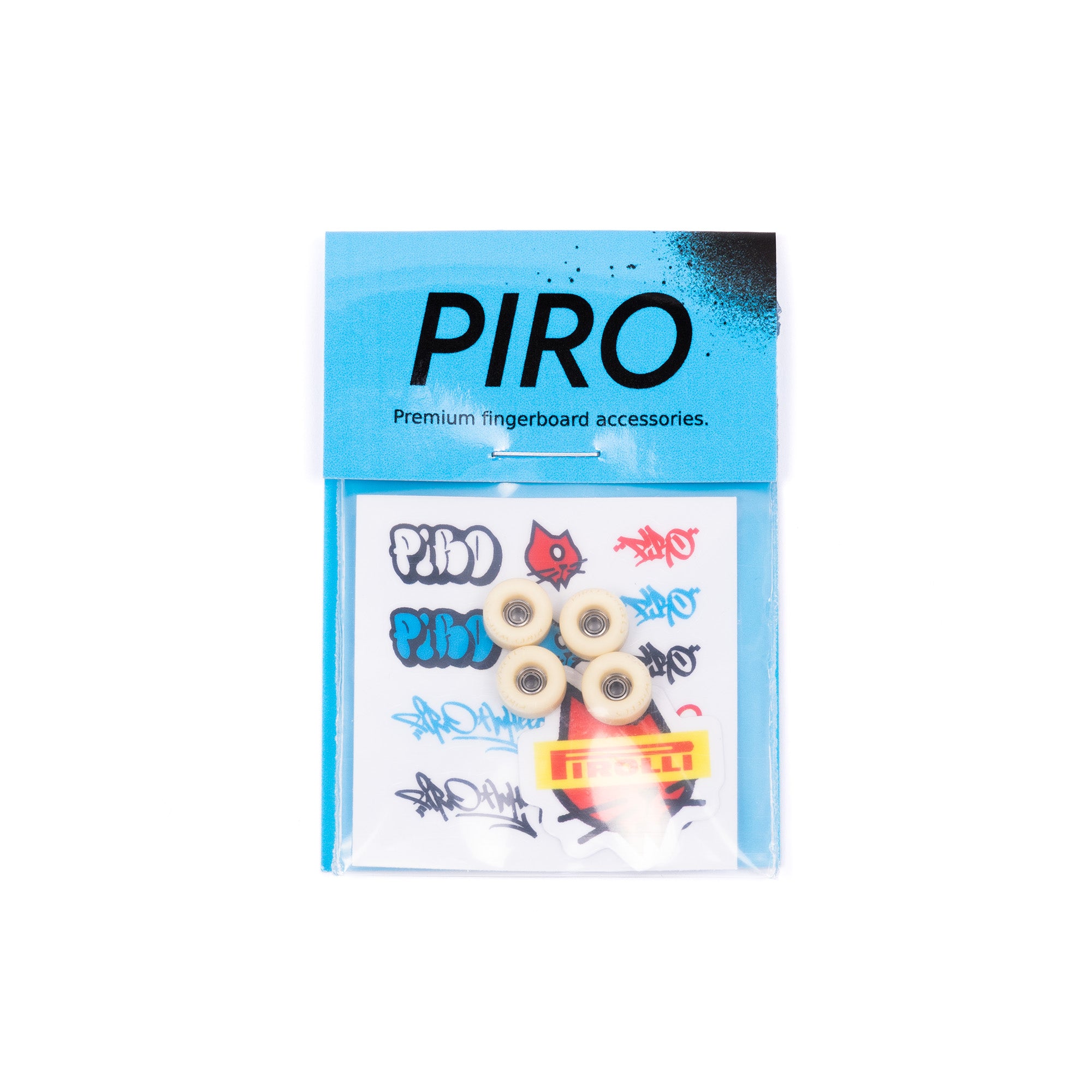 Tan Piro Performance Fingerboard Wheels Package