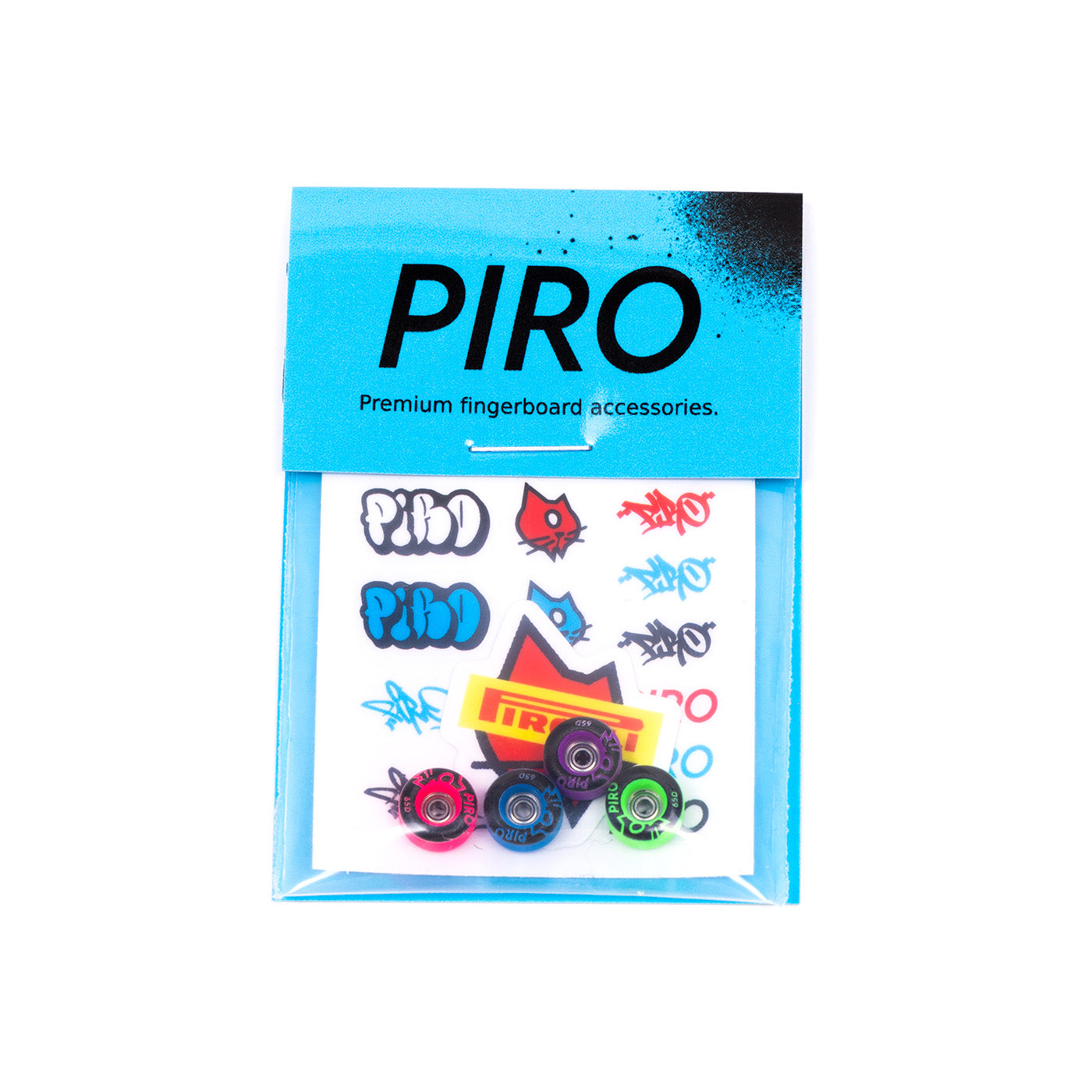 Piro Party Pack 1 Performance Fingerboard Wheels Package