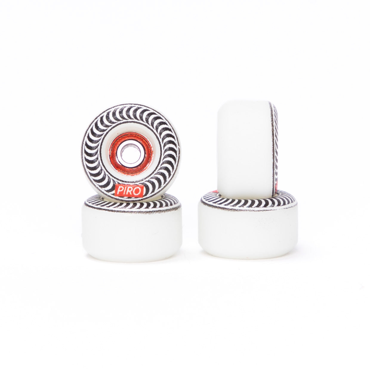 Classic Swirl Piro Fingerboard Wheels With Red Bearings