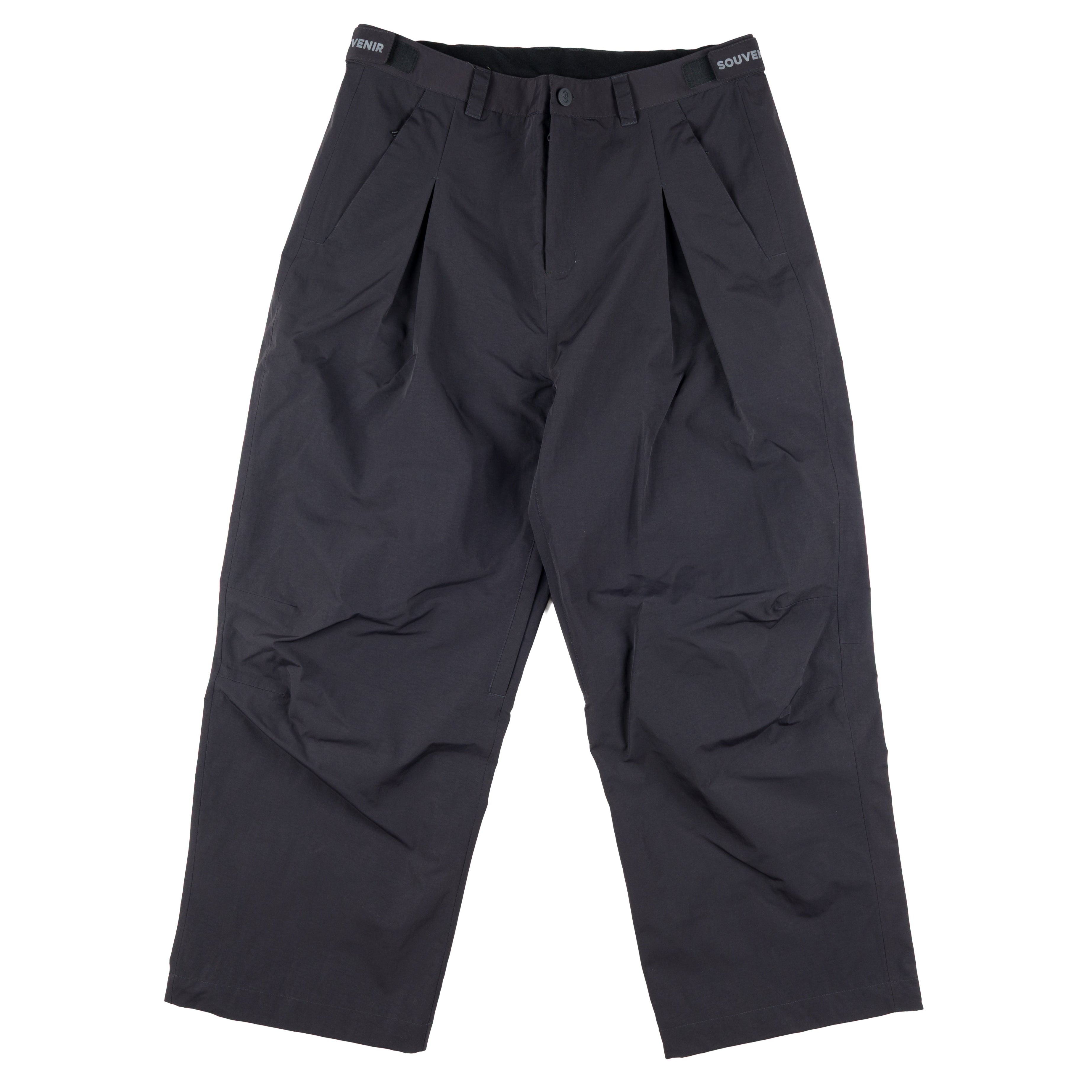Black Pleated Chino Souvenir Snow Pants