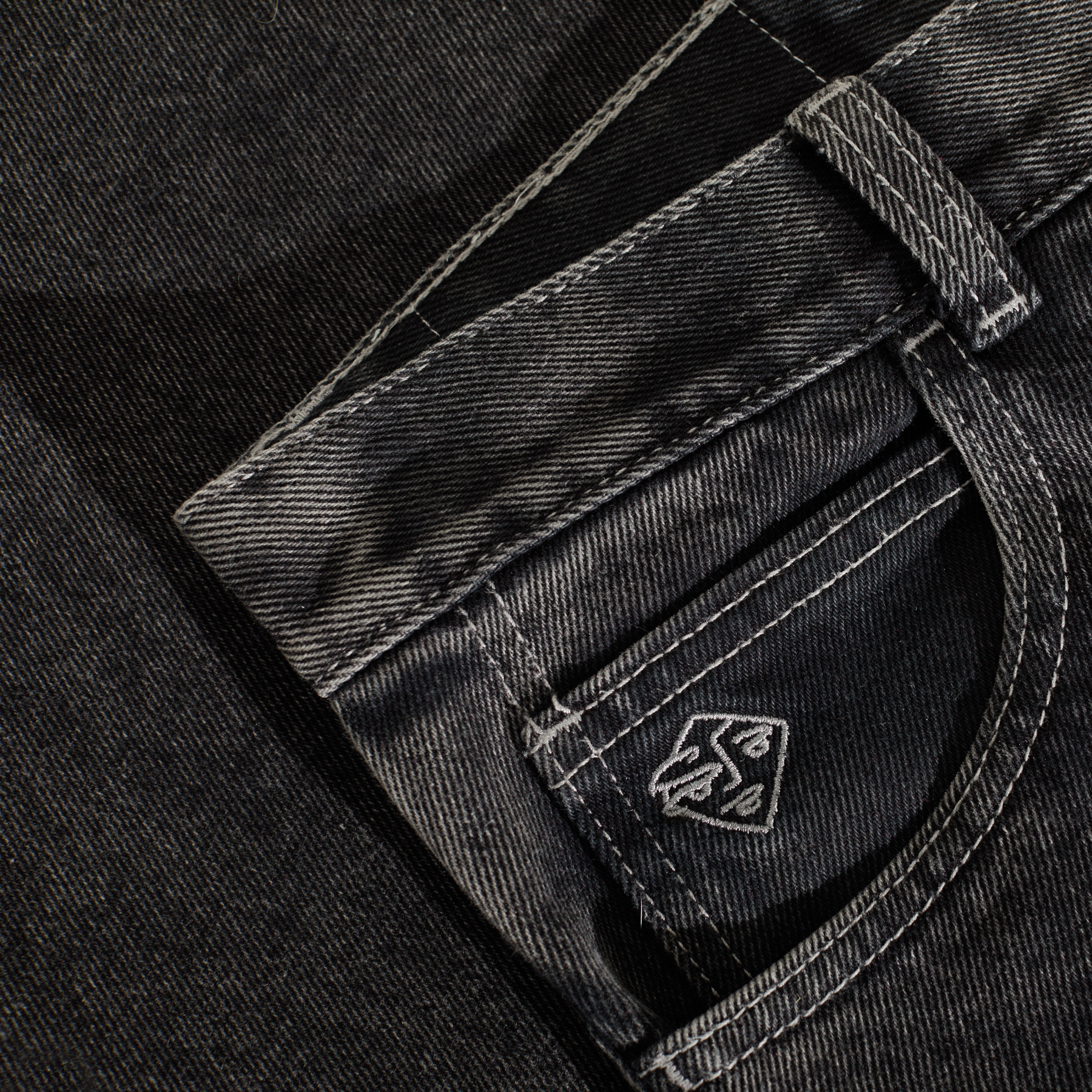 Silver Black 89' Polar Pants