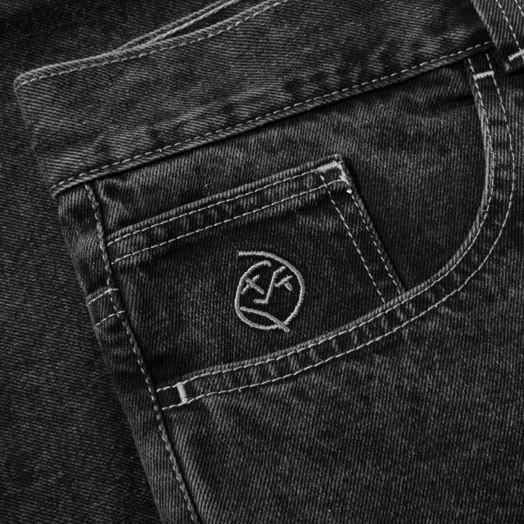 Silver Black Polar Big Boy Pants Detail