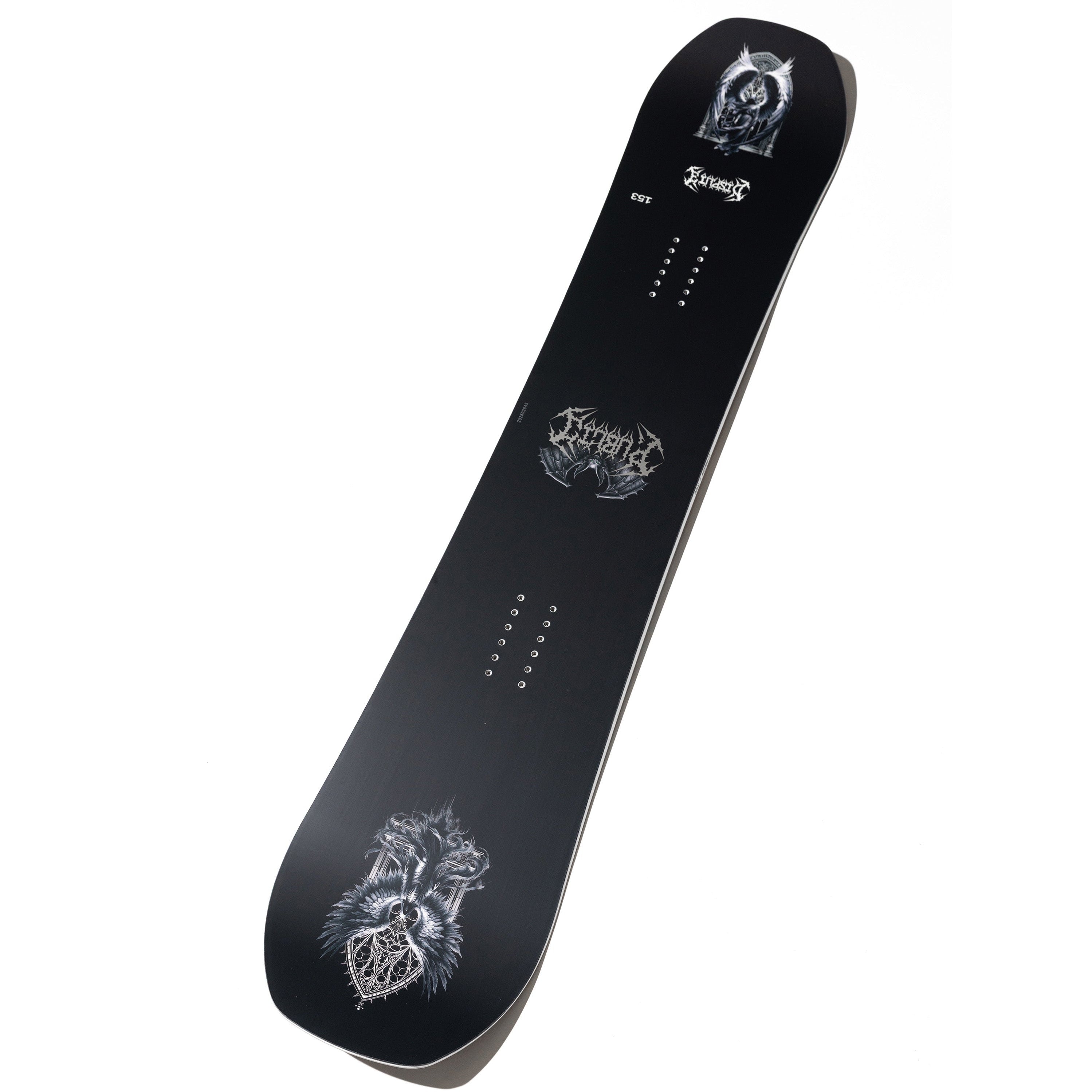 2026 Public Dispute Snowboard with gargoyles metalic design