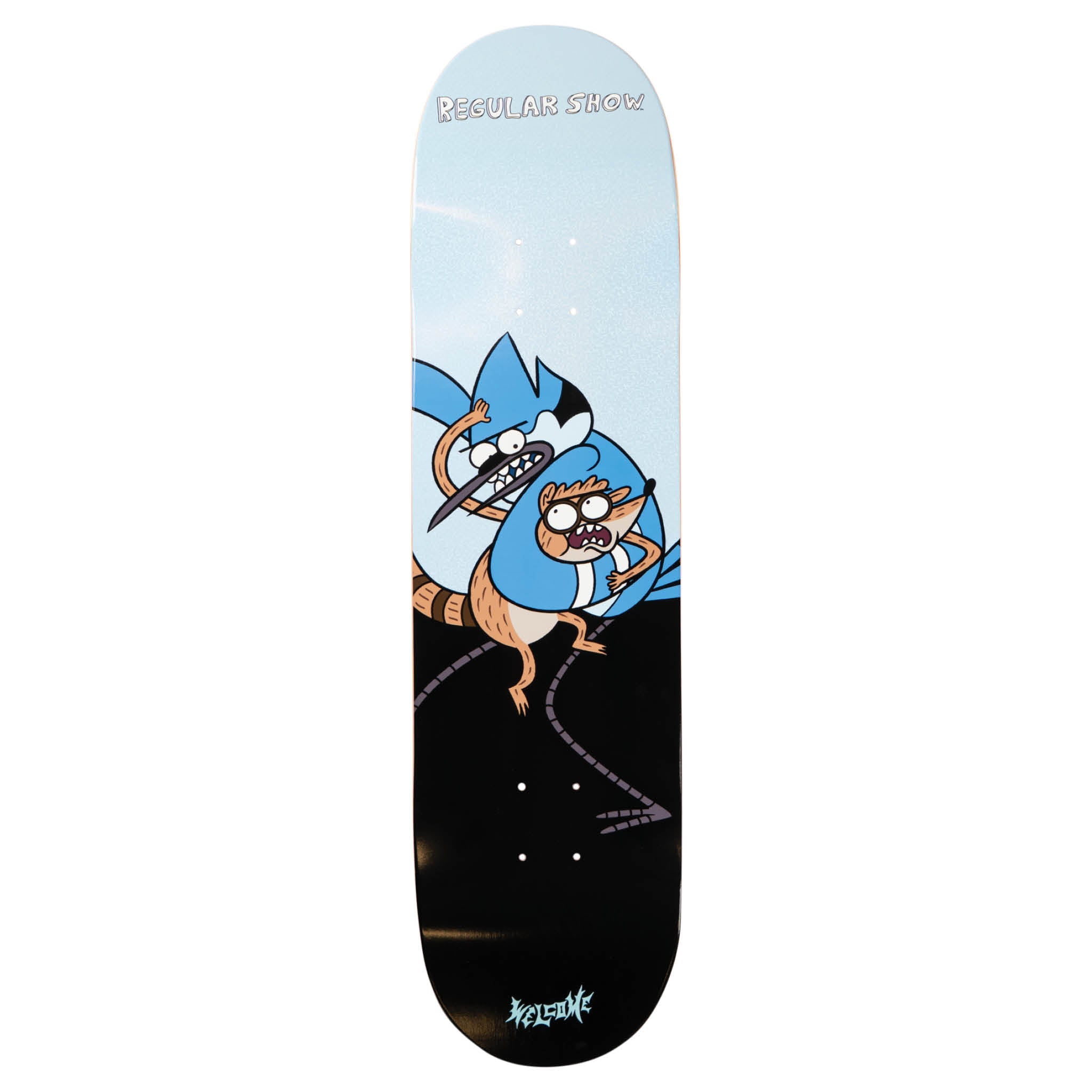 Regular Show x Welcome Skateboards Fight Deck