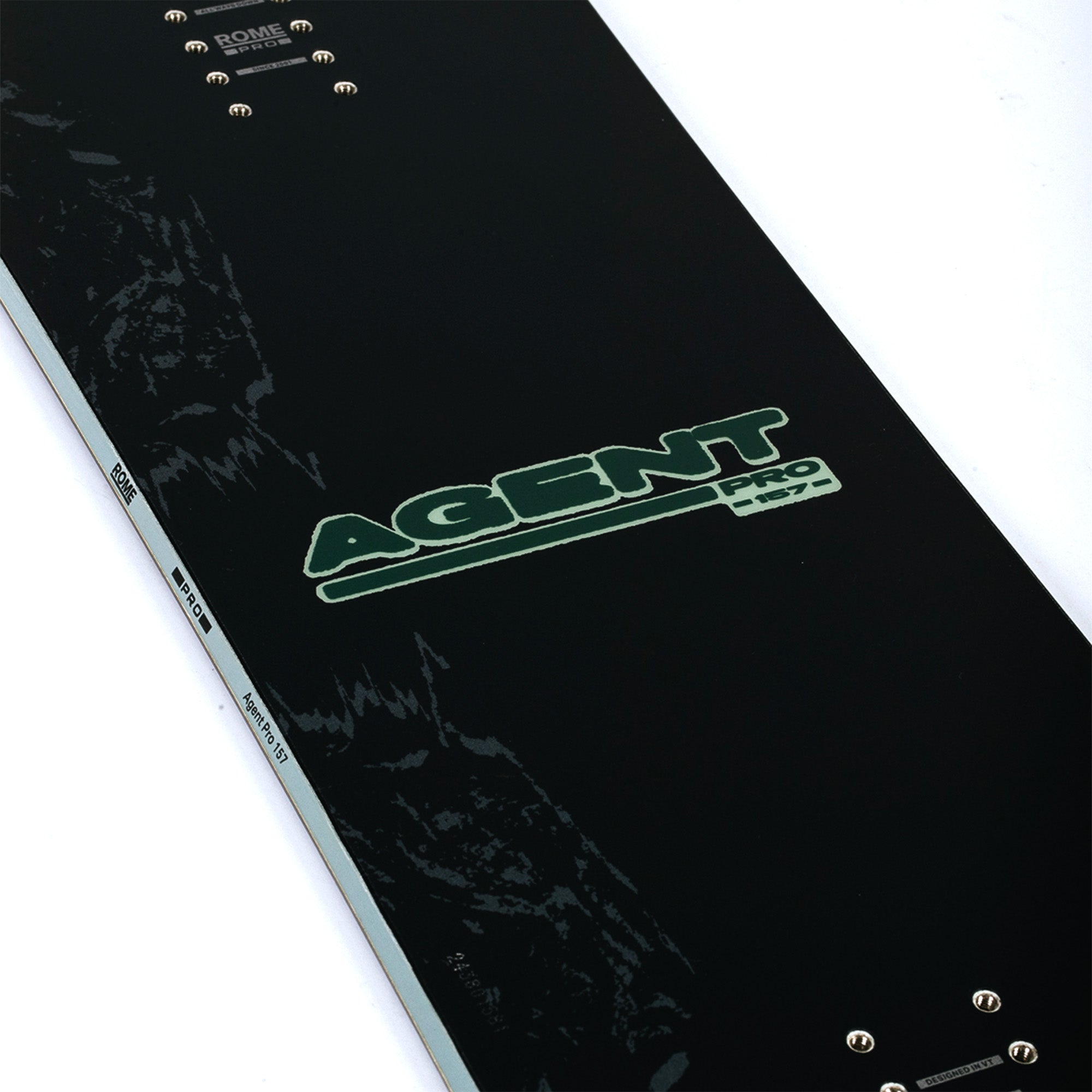 2026 Rome Agent Pro snowboard top graphic