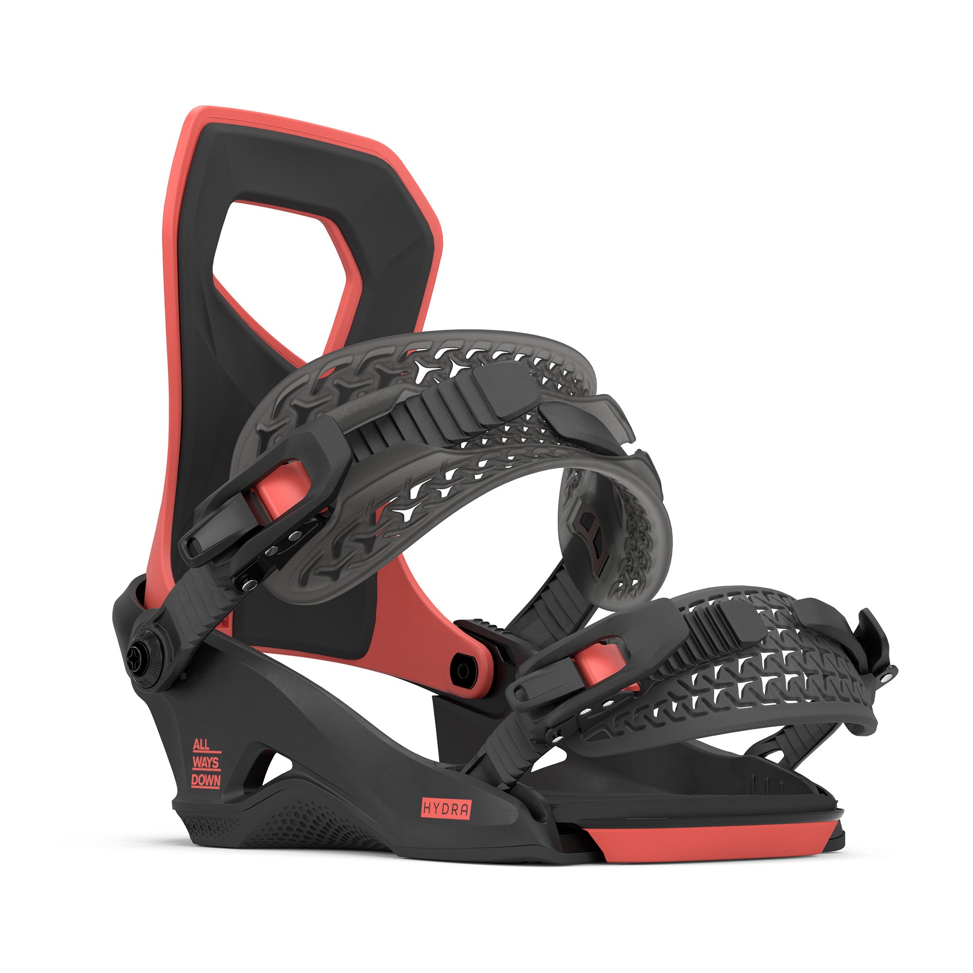 Coral and black 2026 Rome Hydra binding front