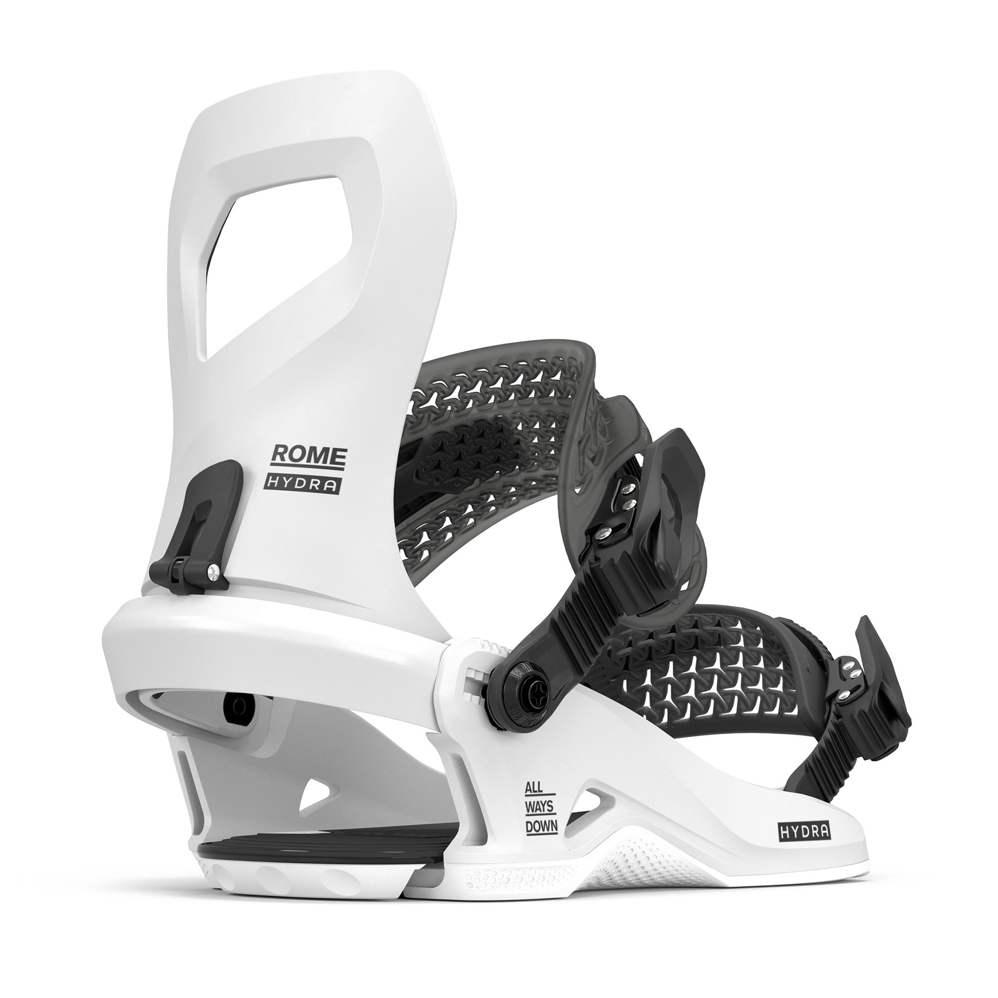 White 2026 Rome Hydra Women's snowboard binding